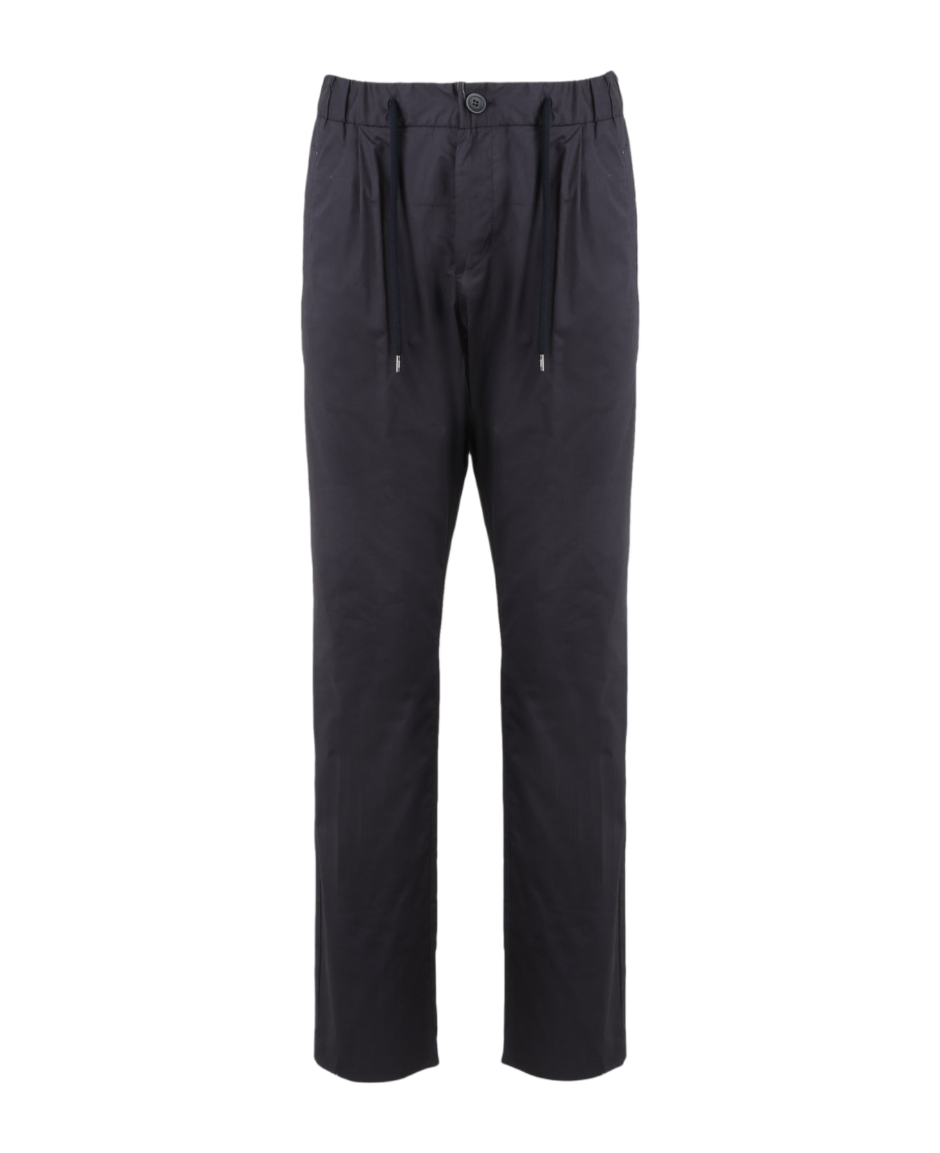 Herno Light Cotton Stretch Trousers - Blue