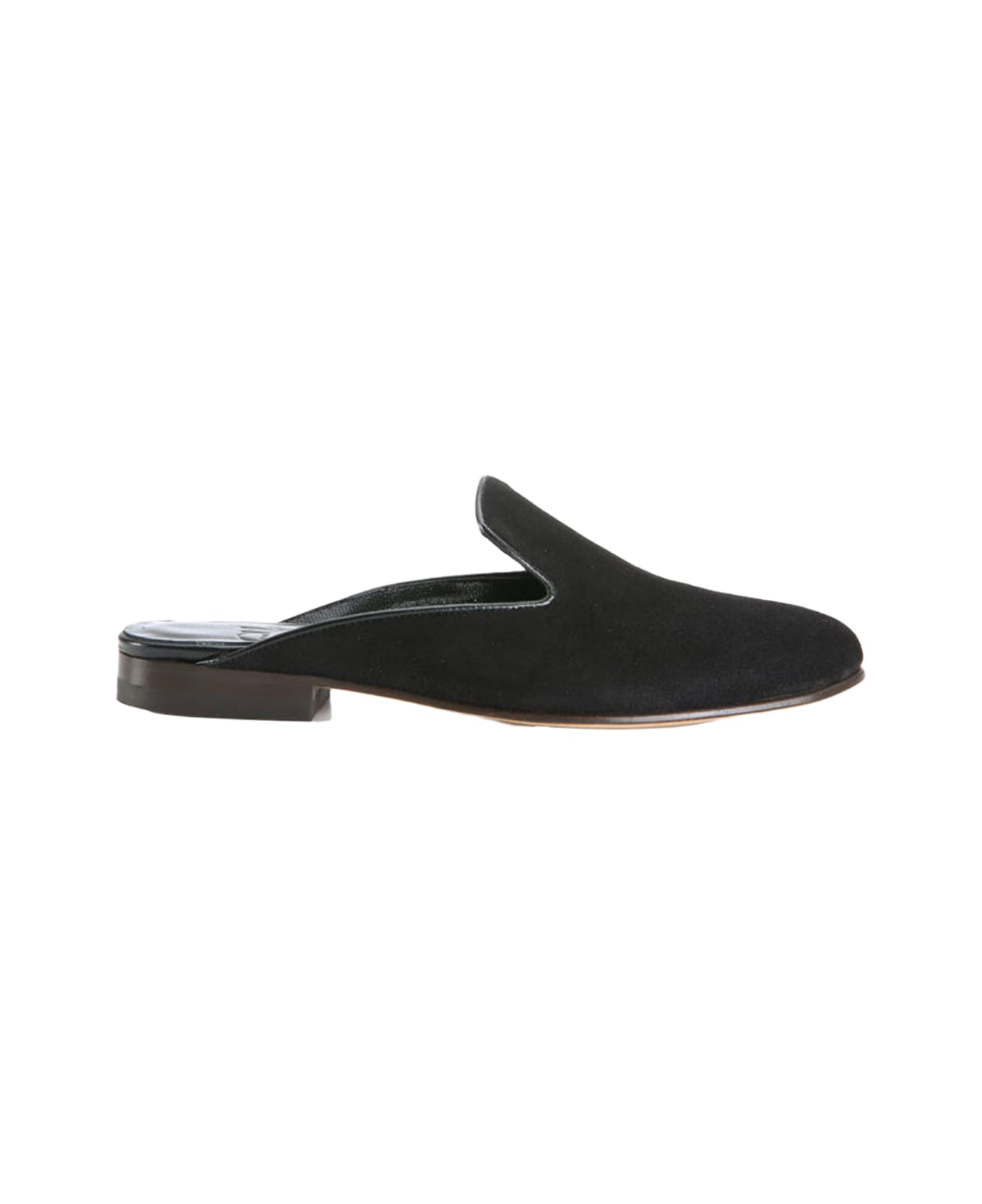 CB Made in Italy Suede Flats Ravello - Black
