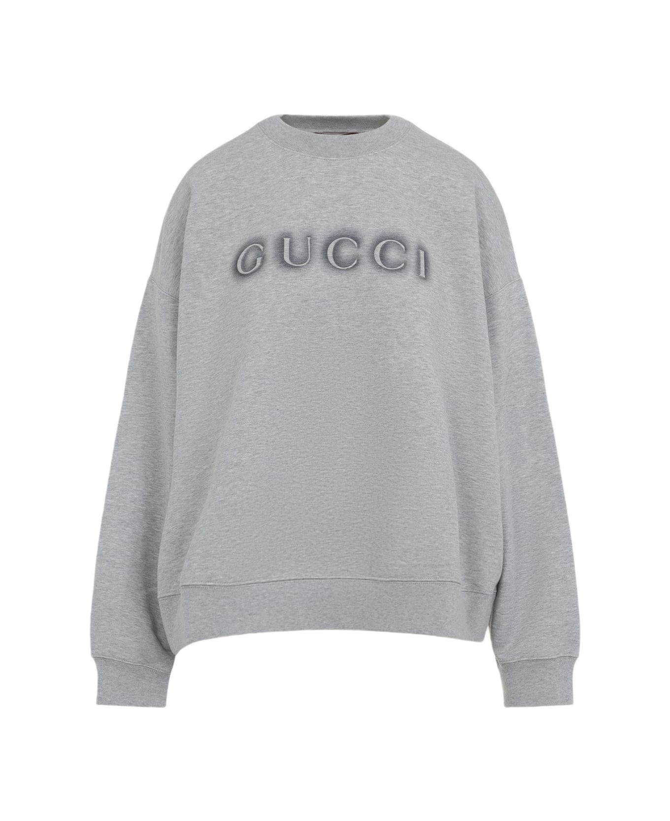 Gucci Cotton Sweatshirt - Grey Melange