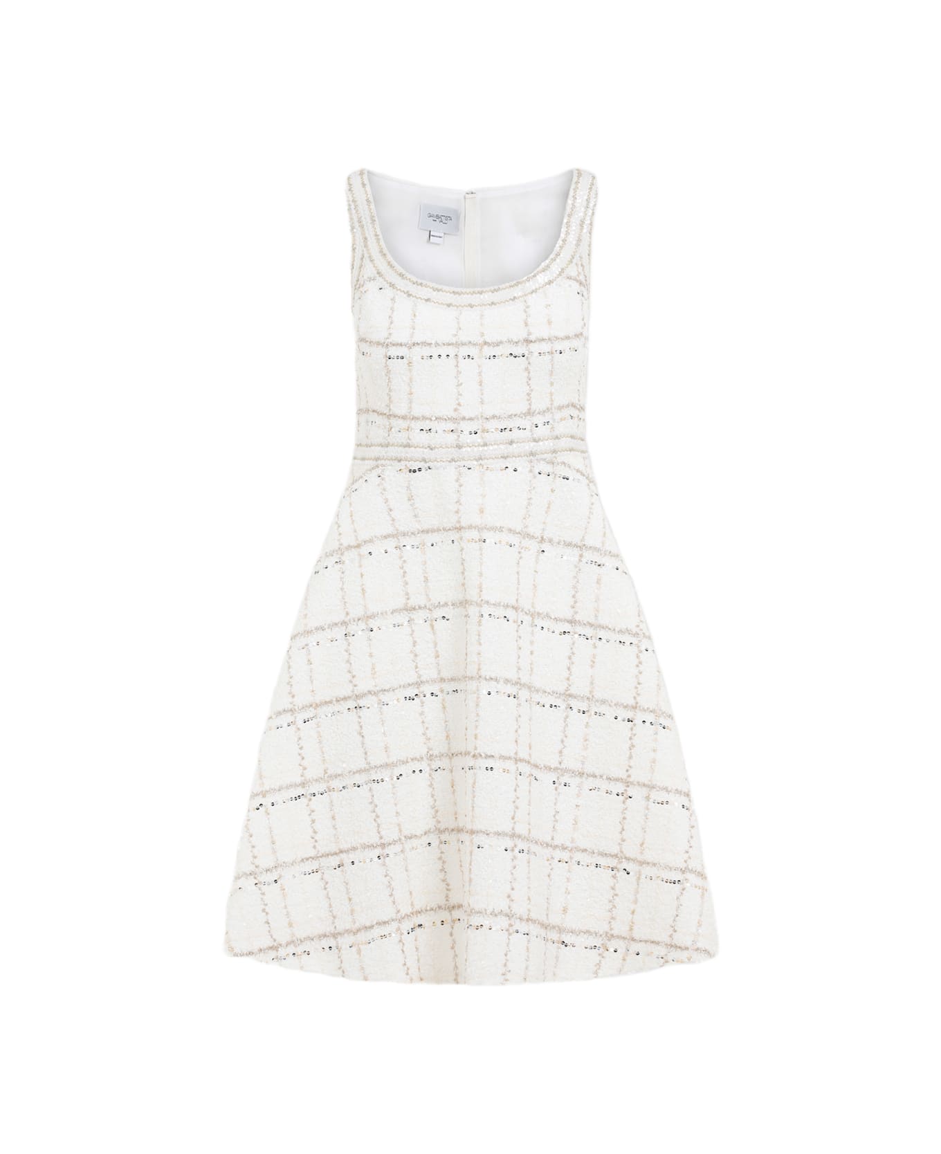 Giambattista Valli Buckle Midi Dress - Ivory Gold