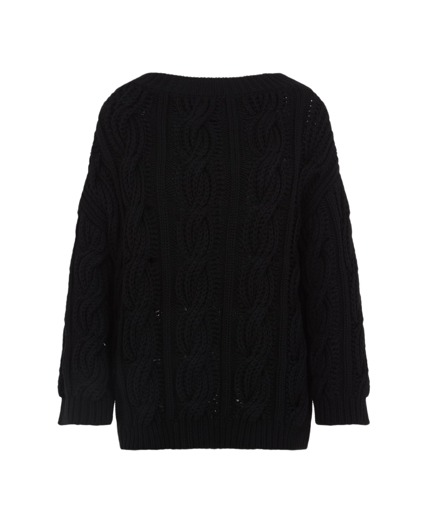 Valentino Black Wool Sweater - No Nero