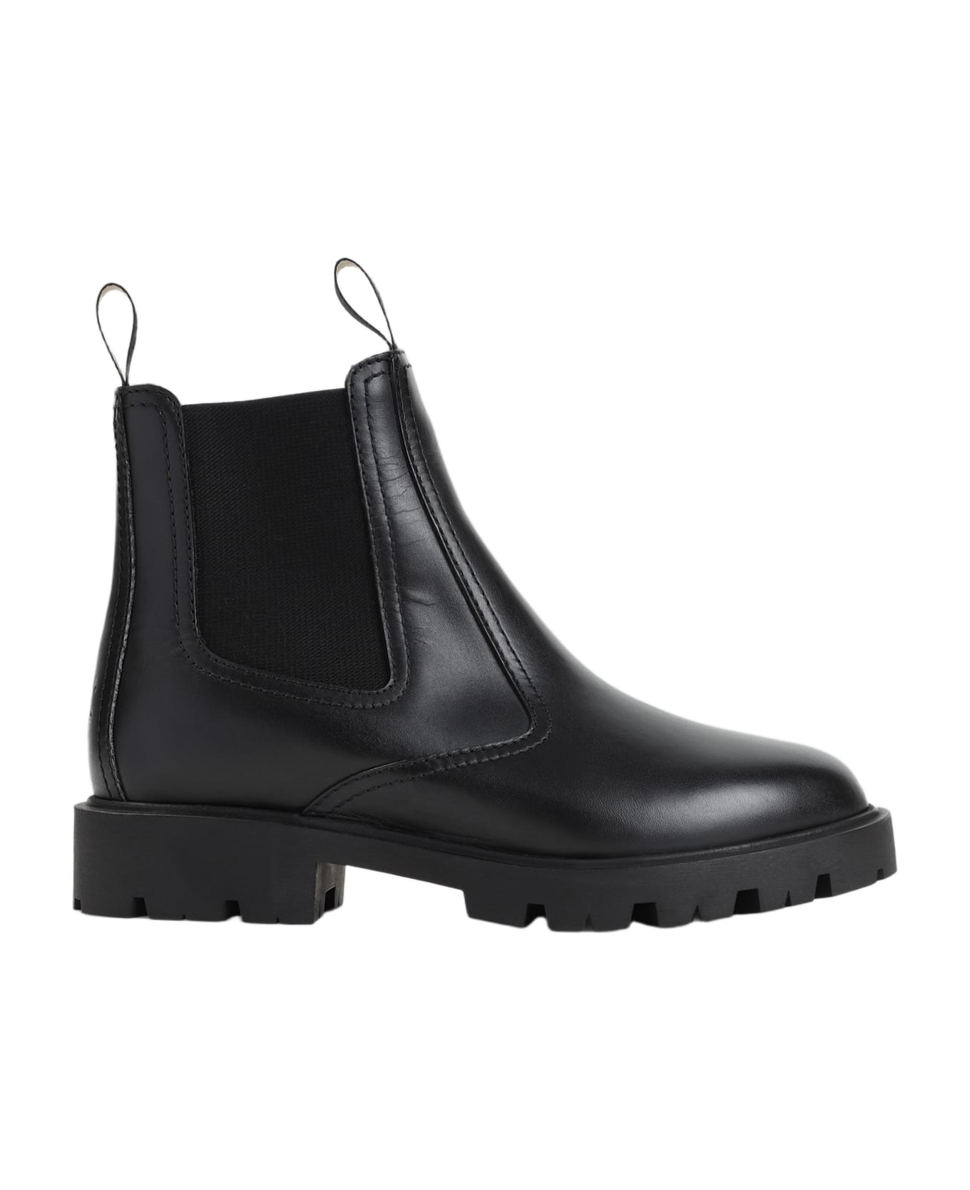Celine Shearling 35 Chelsea Boots - No Black