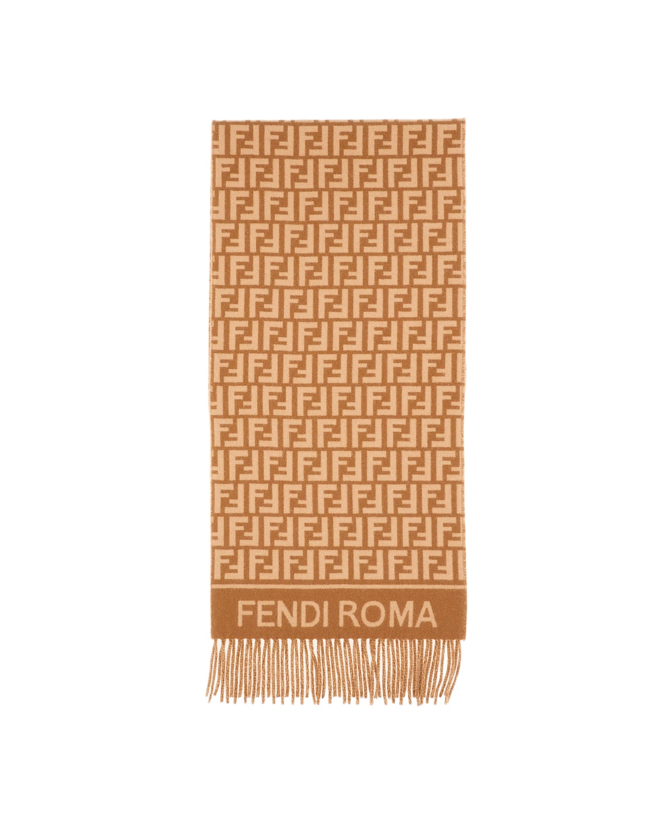 Fendi Scarf Ff - Beige