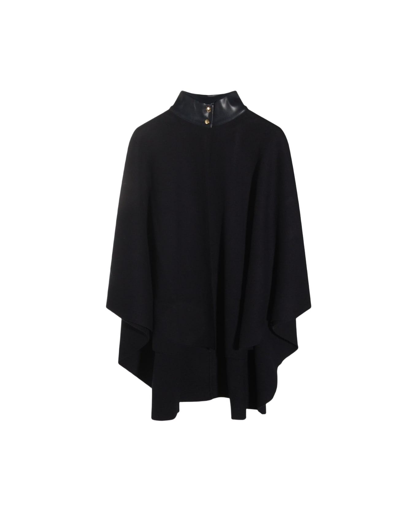 Chloé Black Cotton Cape - Marine
