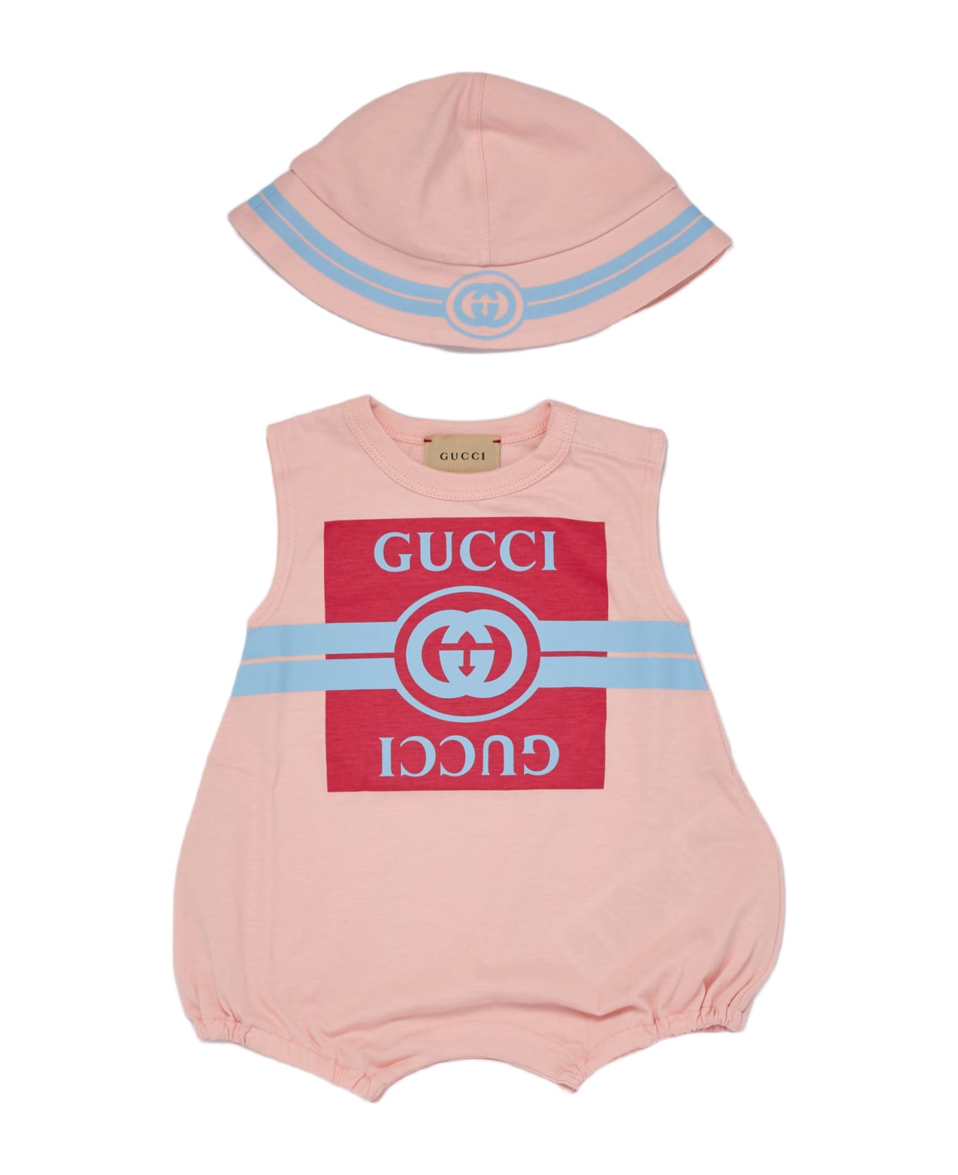 Gucci Gift Set Suit - ROSA-CELESTE