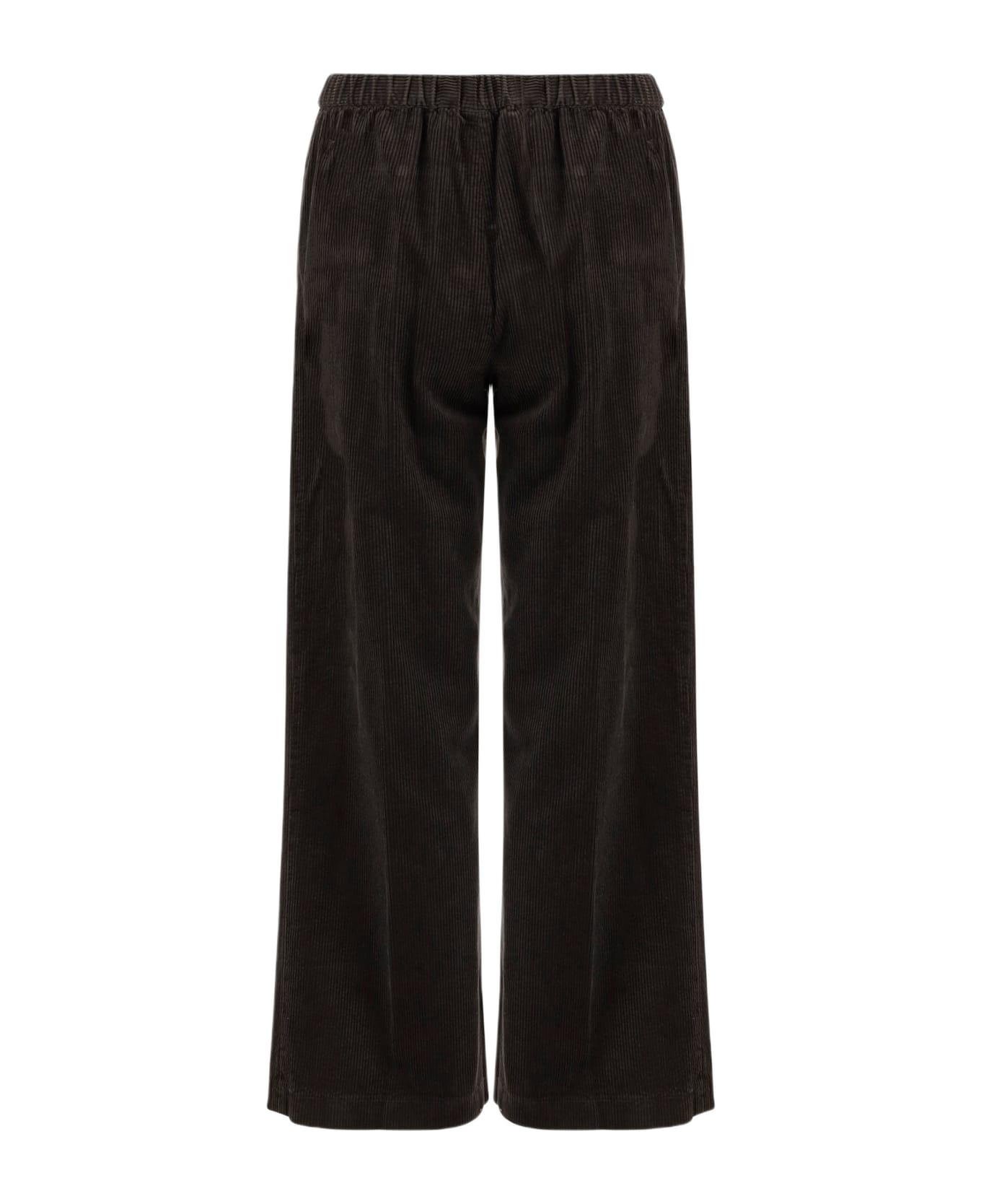 Aspesi Cotton Velvet Pants - Marrone scuro