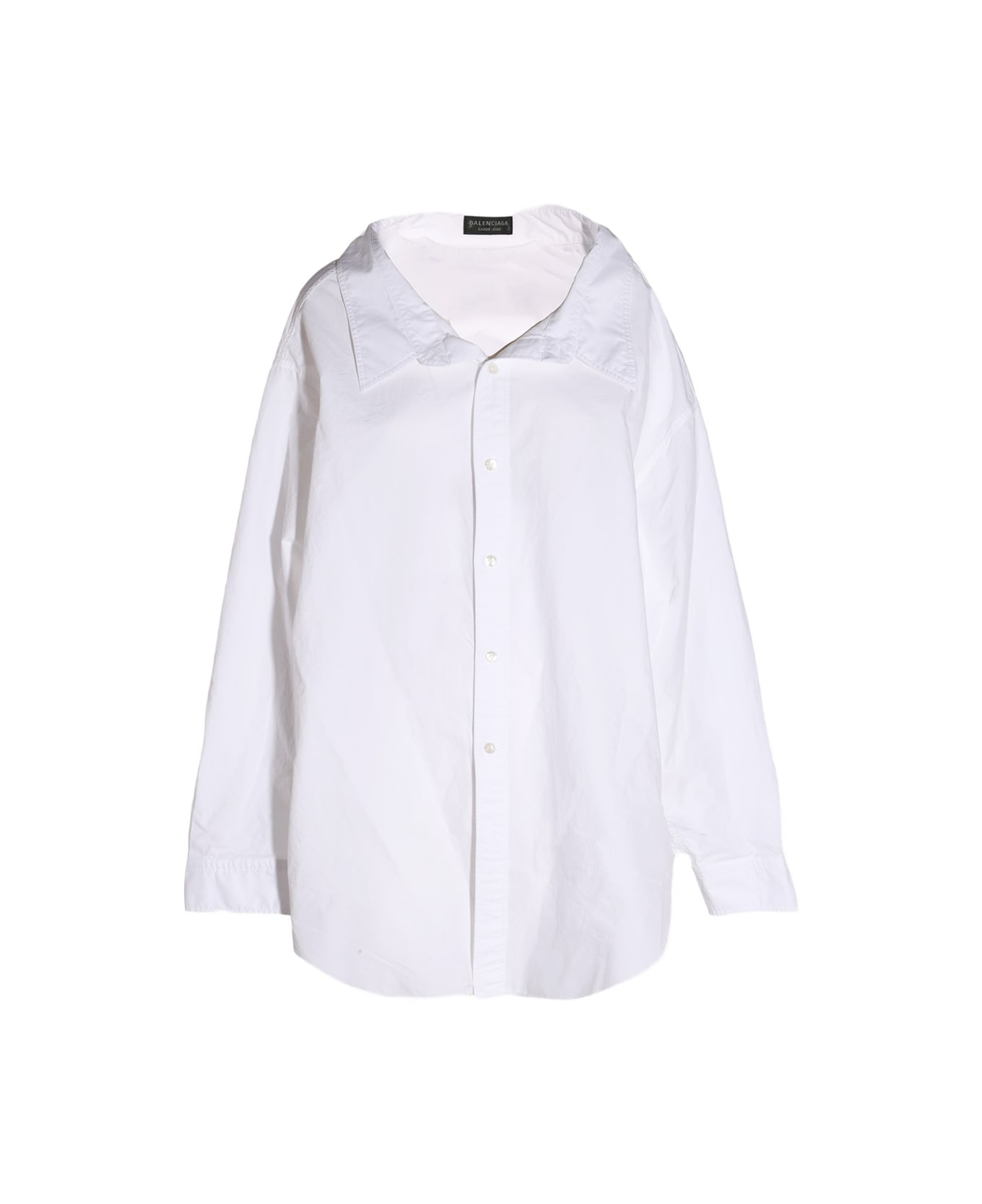 Balenciaga White Cotton Shirt - White