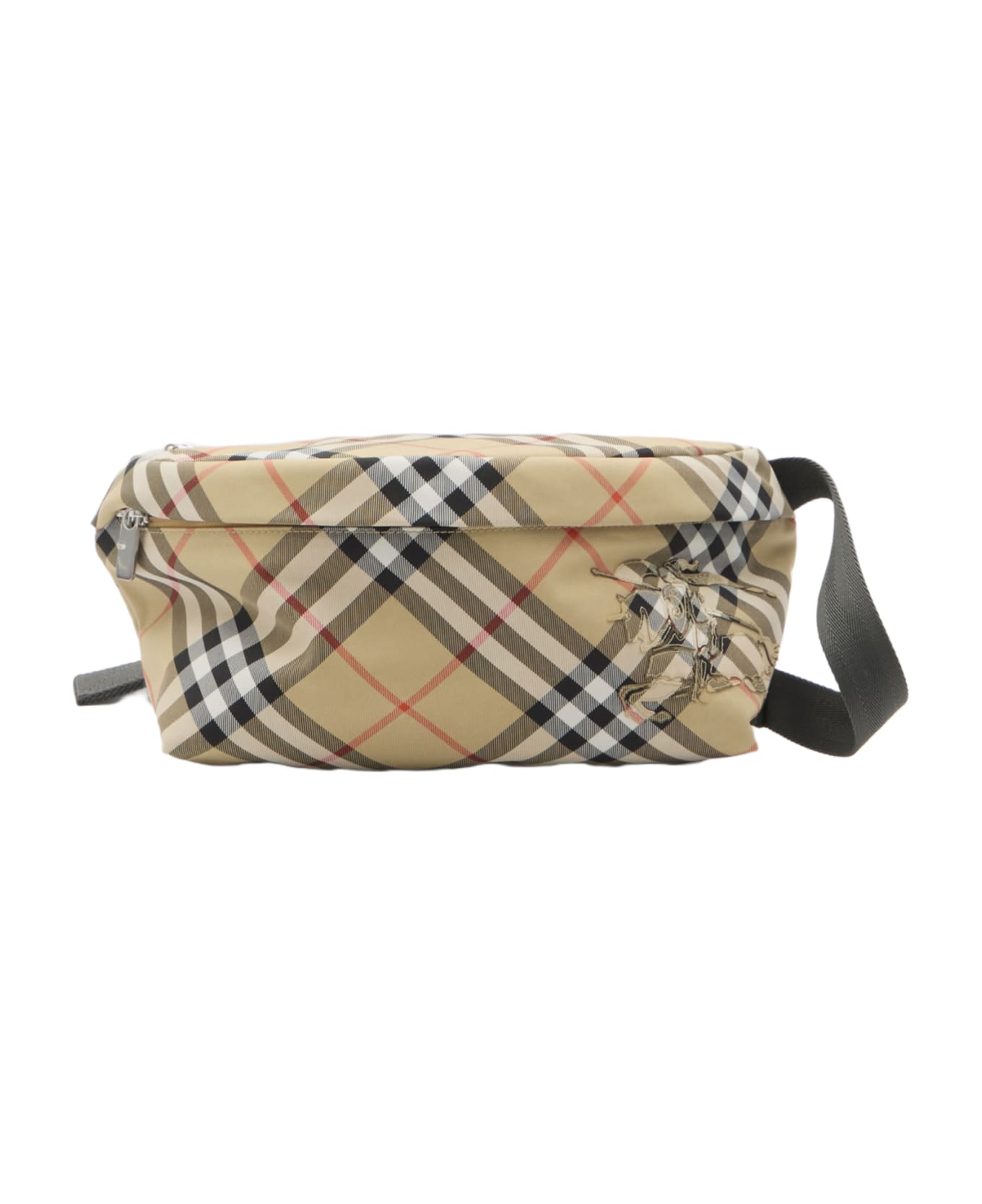 Burberry Check Logo Fanny Pack - Beige