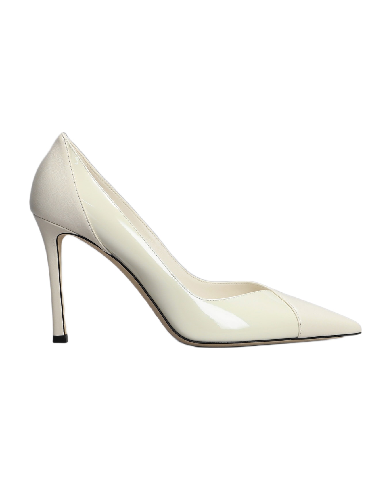Jimmy Choo Pumps In White Leather - white