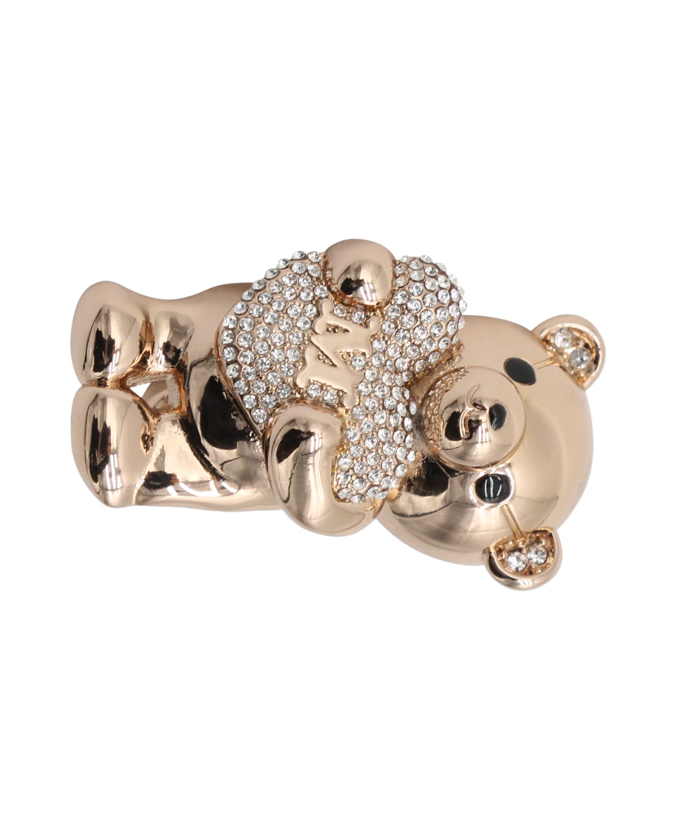 Max Mara Gold Tone Metal Brooch - TEDDY LOVE