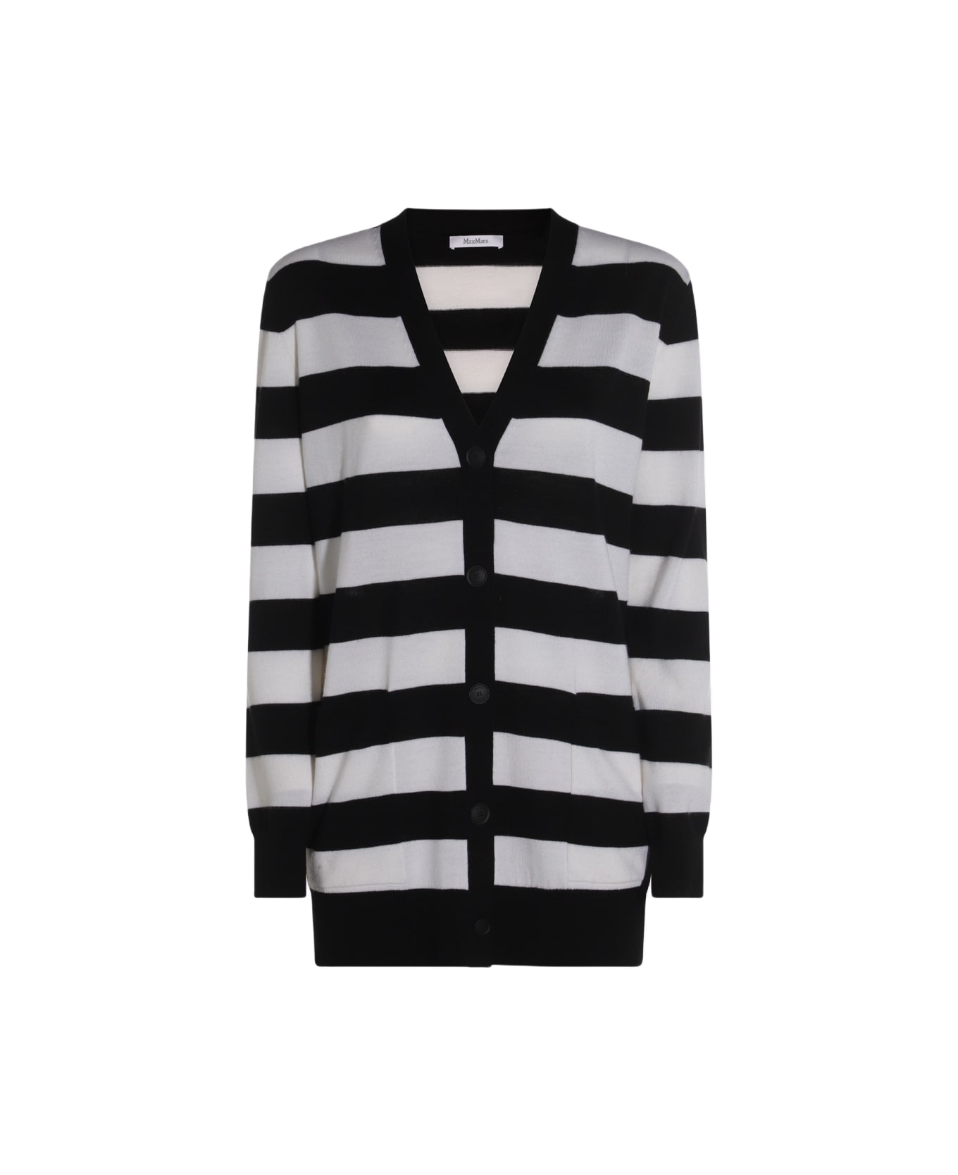 Max Mara Black And White Knitwear - White