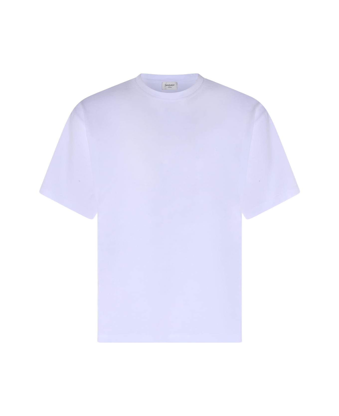 Saint Laurent White Cotton T-shirt - White