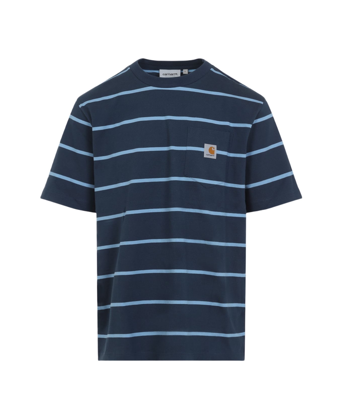 Carhartt Short Sleeves Aiken Pocket T-shirt - Aiken Stripe