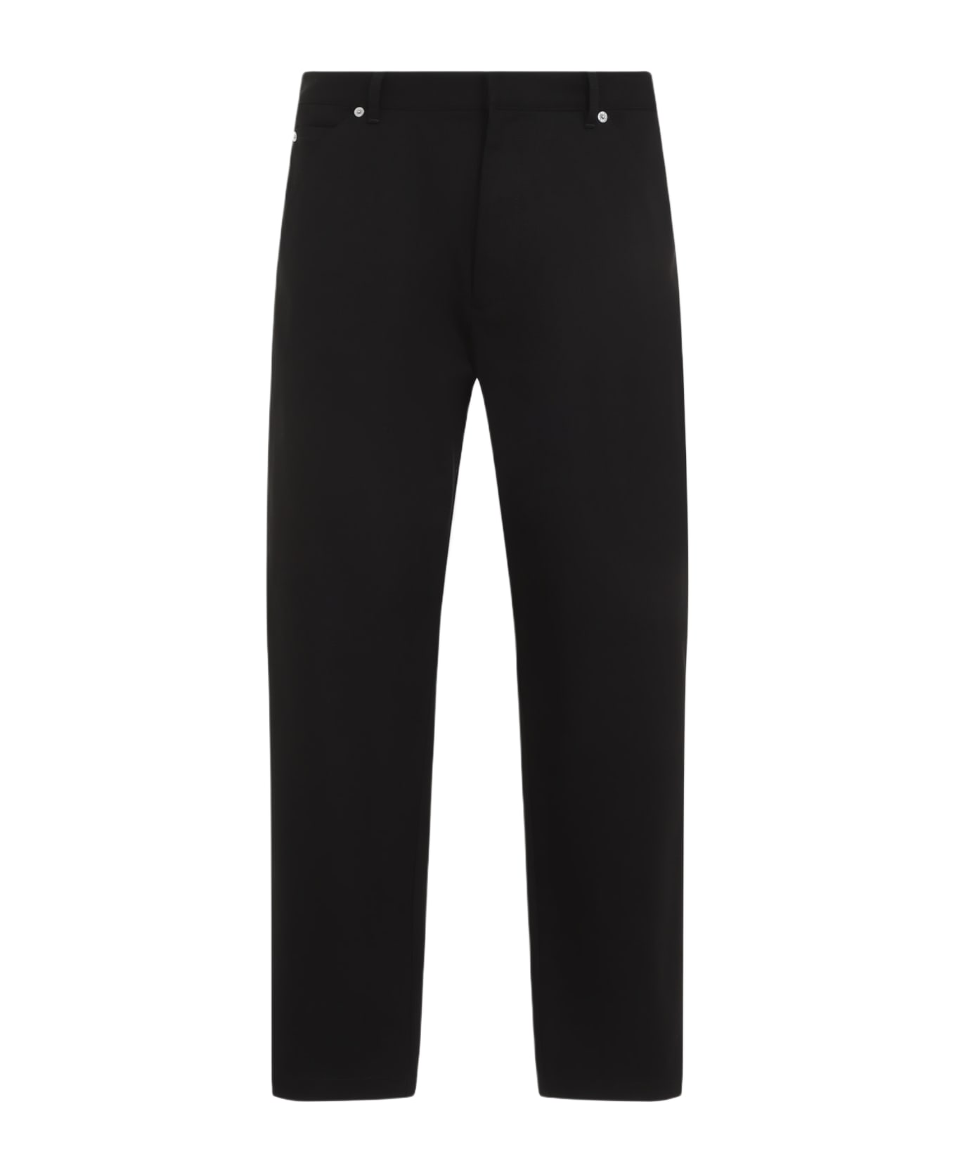 Prada Cotton Trousers - Nero