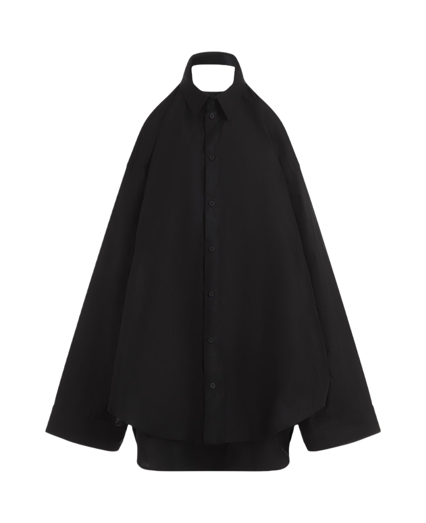 Balenciaga Suspended Shirtdress - Black