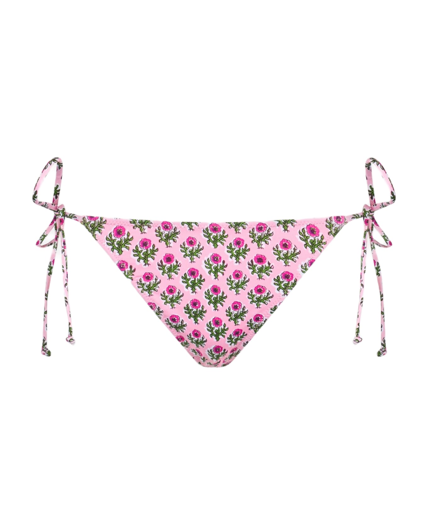 MC2 Saint Barth Woman Radical Flower Classic Swim Briefs Marielle - PINK
