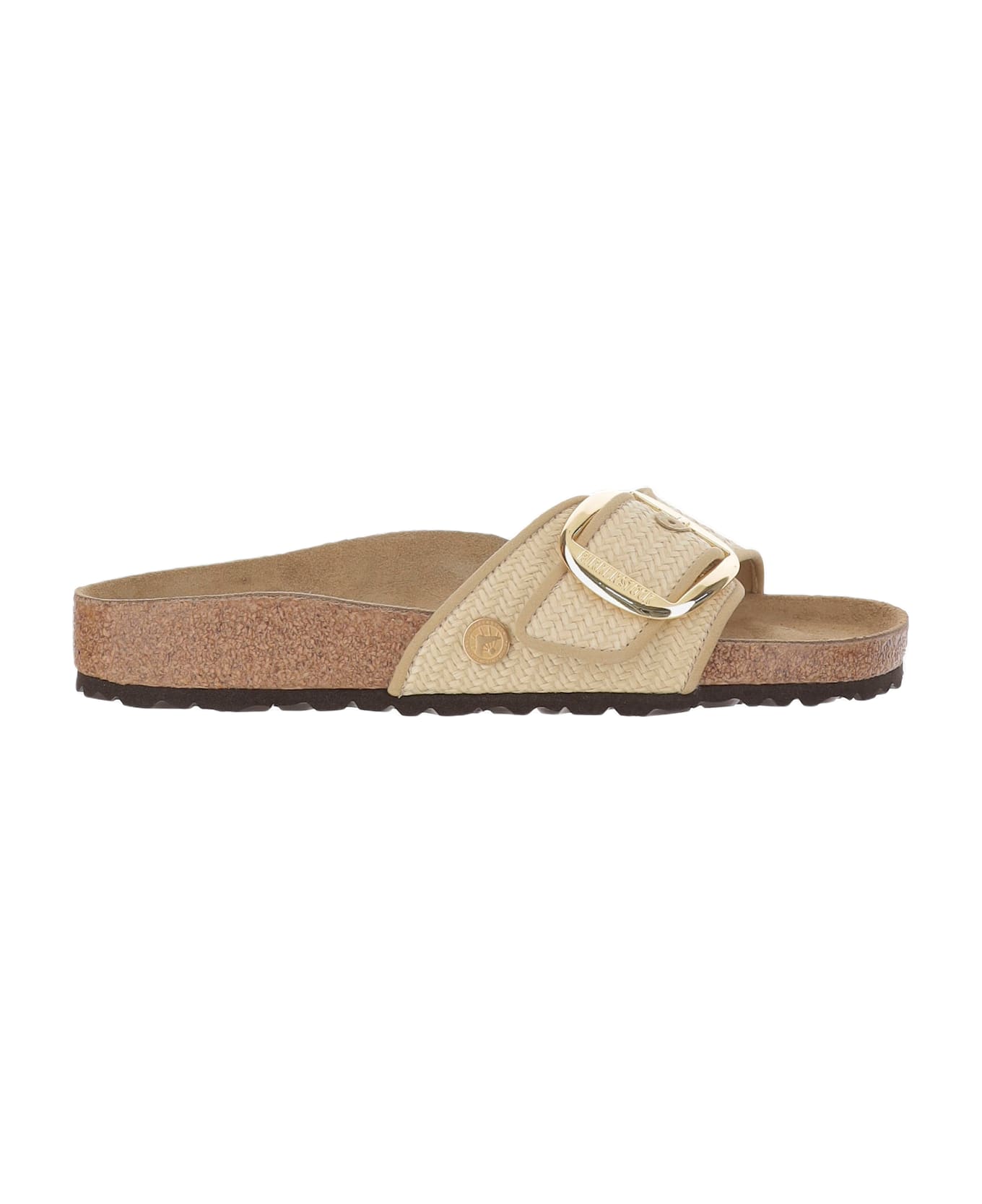 Birkenstock Madrid Big Buckle Sandals - Natural