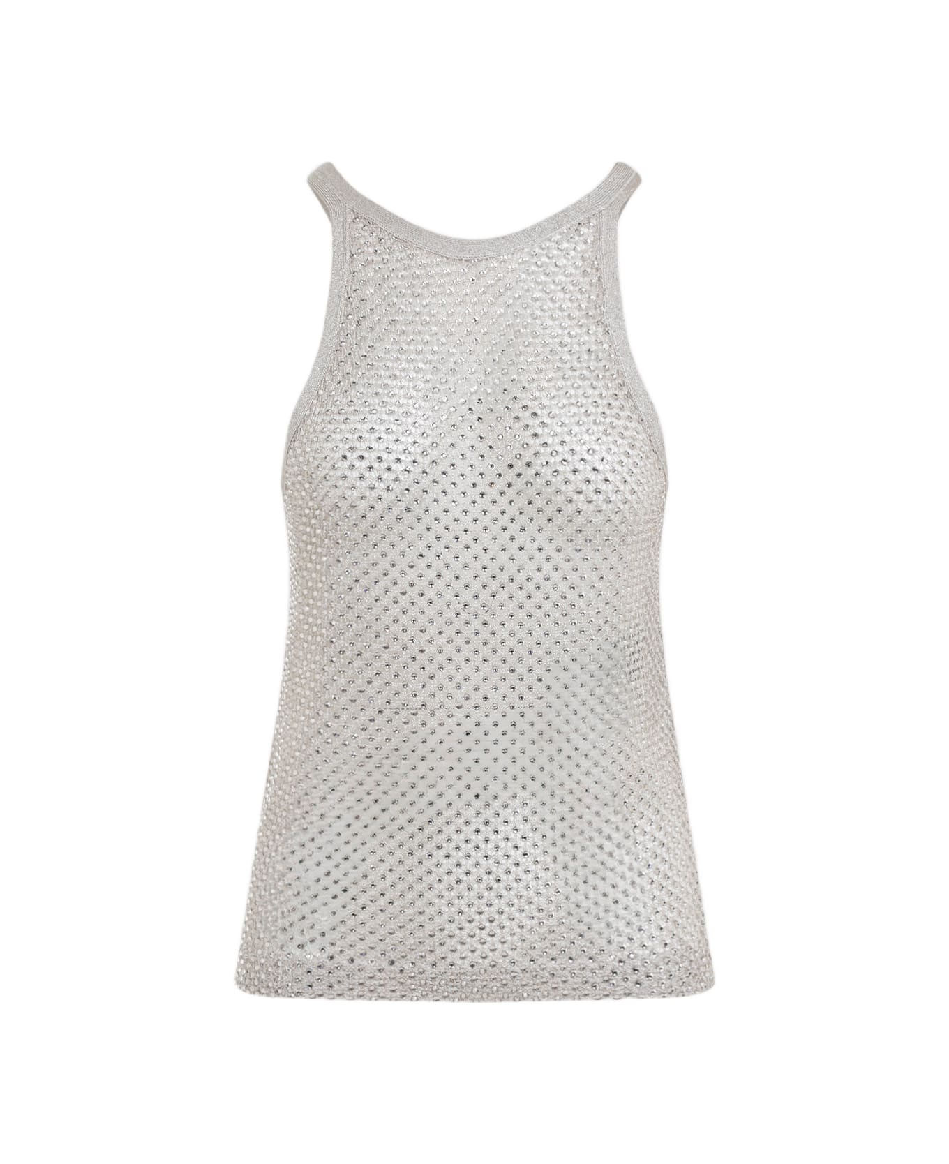 Tom Ford Lurex Knit Top - Champagne