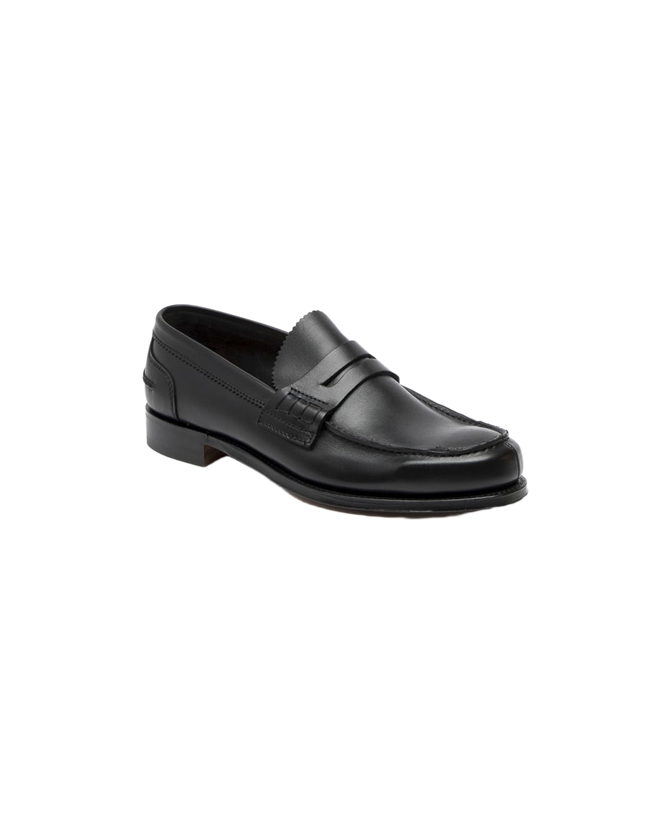 Cheaney Dover Ef Black Softee Calf Penny Loafer - Nero ローファー＆デッキシューズ