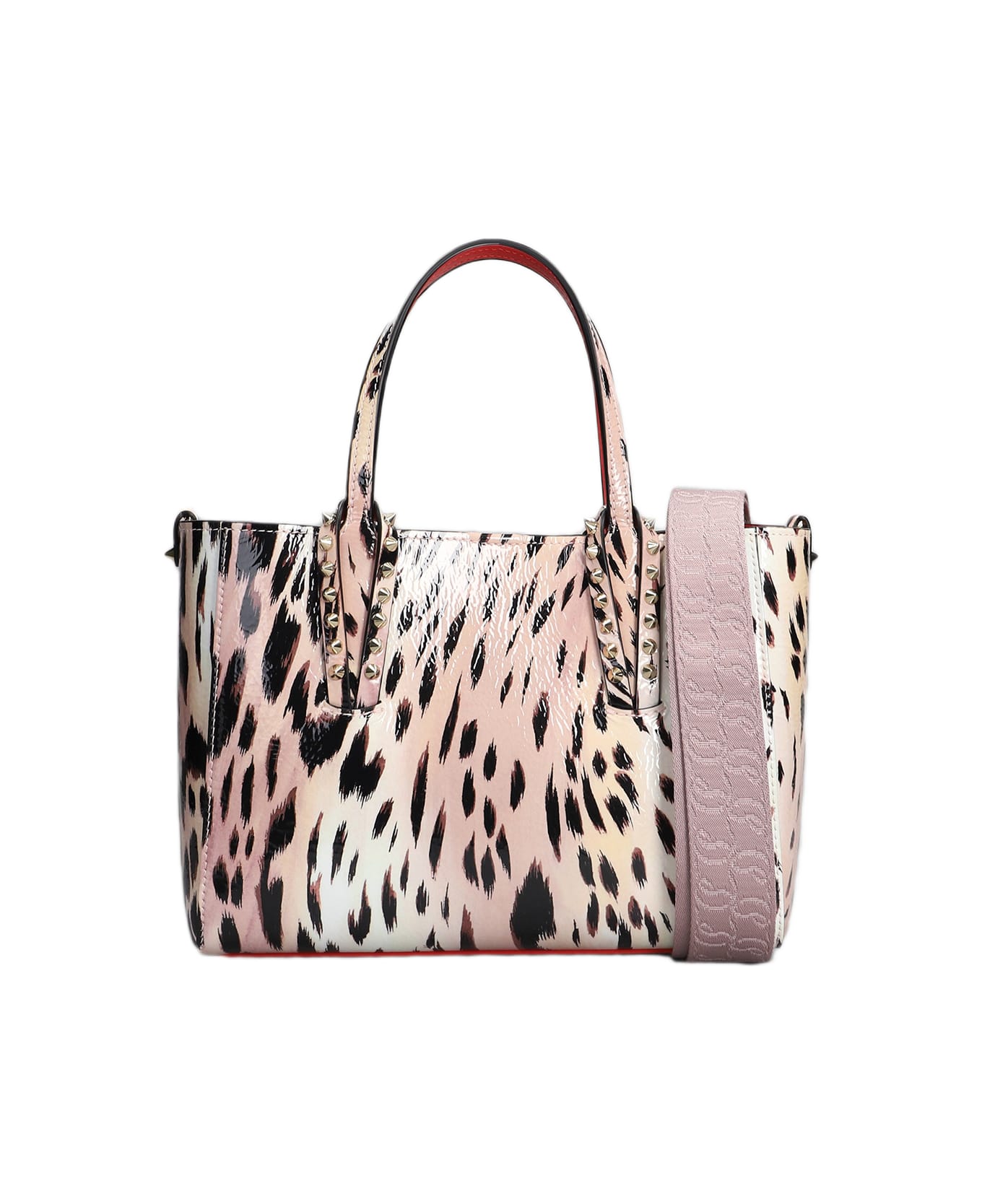 Christian Louboutin Cabata Shoulder Bag In Multicolor Leather - LEOPARD