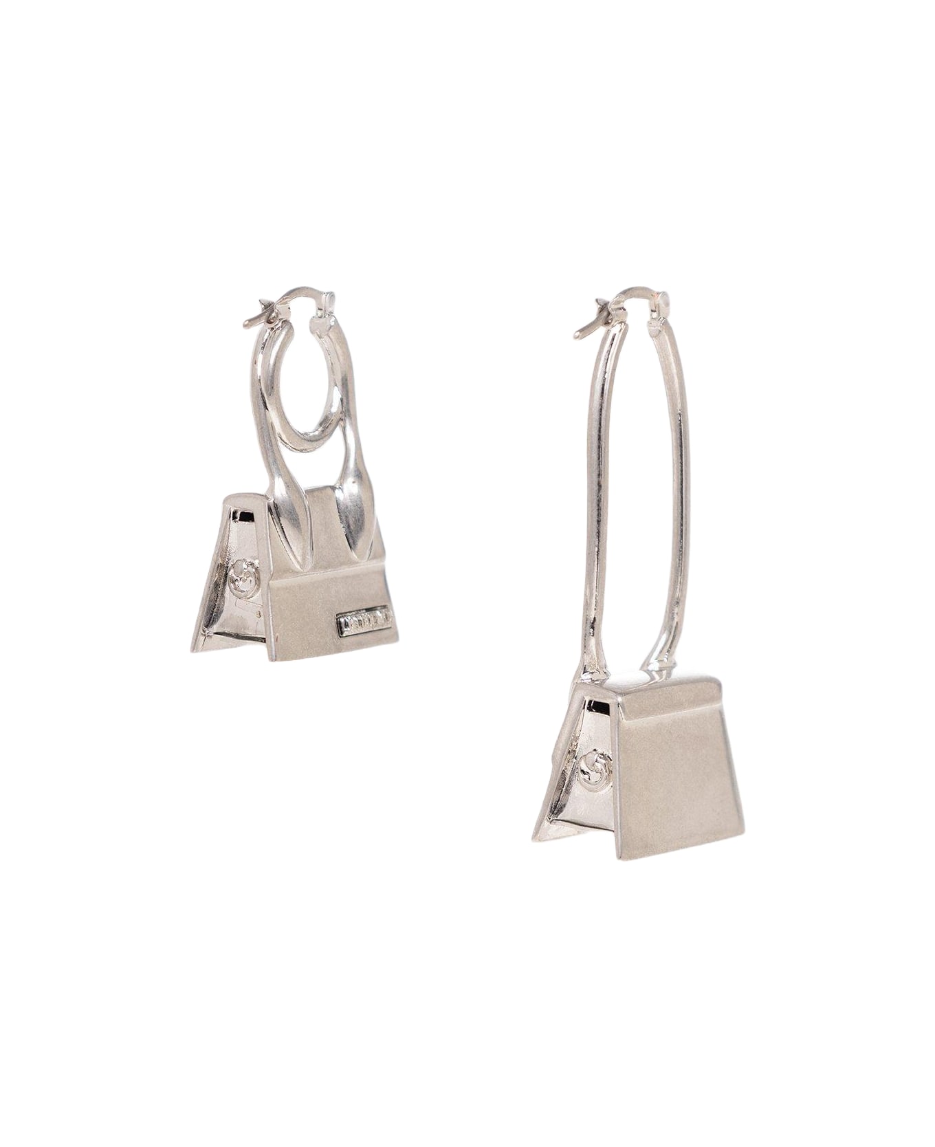 Jacquemus Chiquito Noeud Asymmetric Earrings - Silver