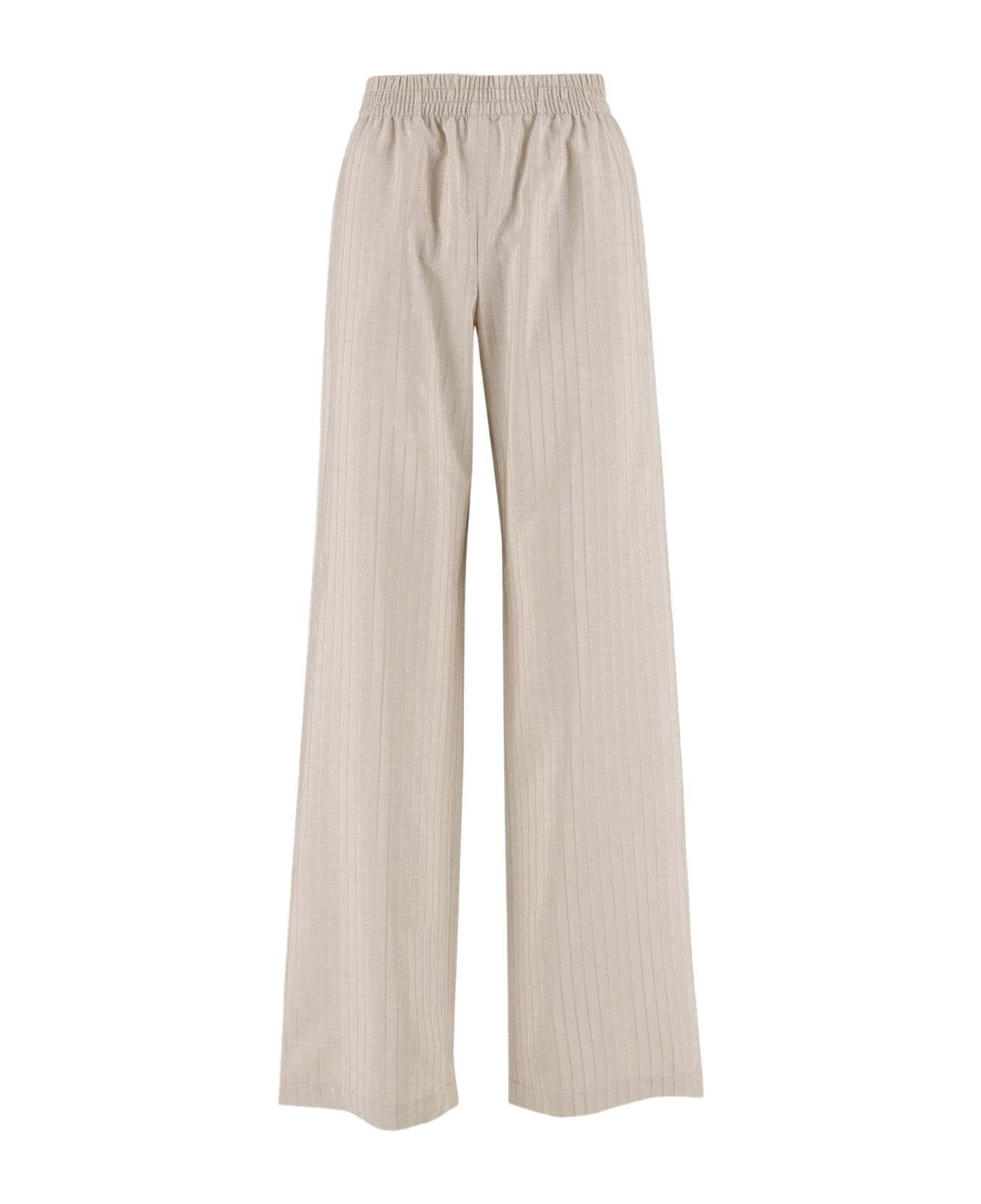Golden Goose Silk Blend Pants - Beige