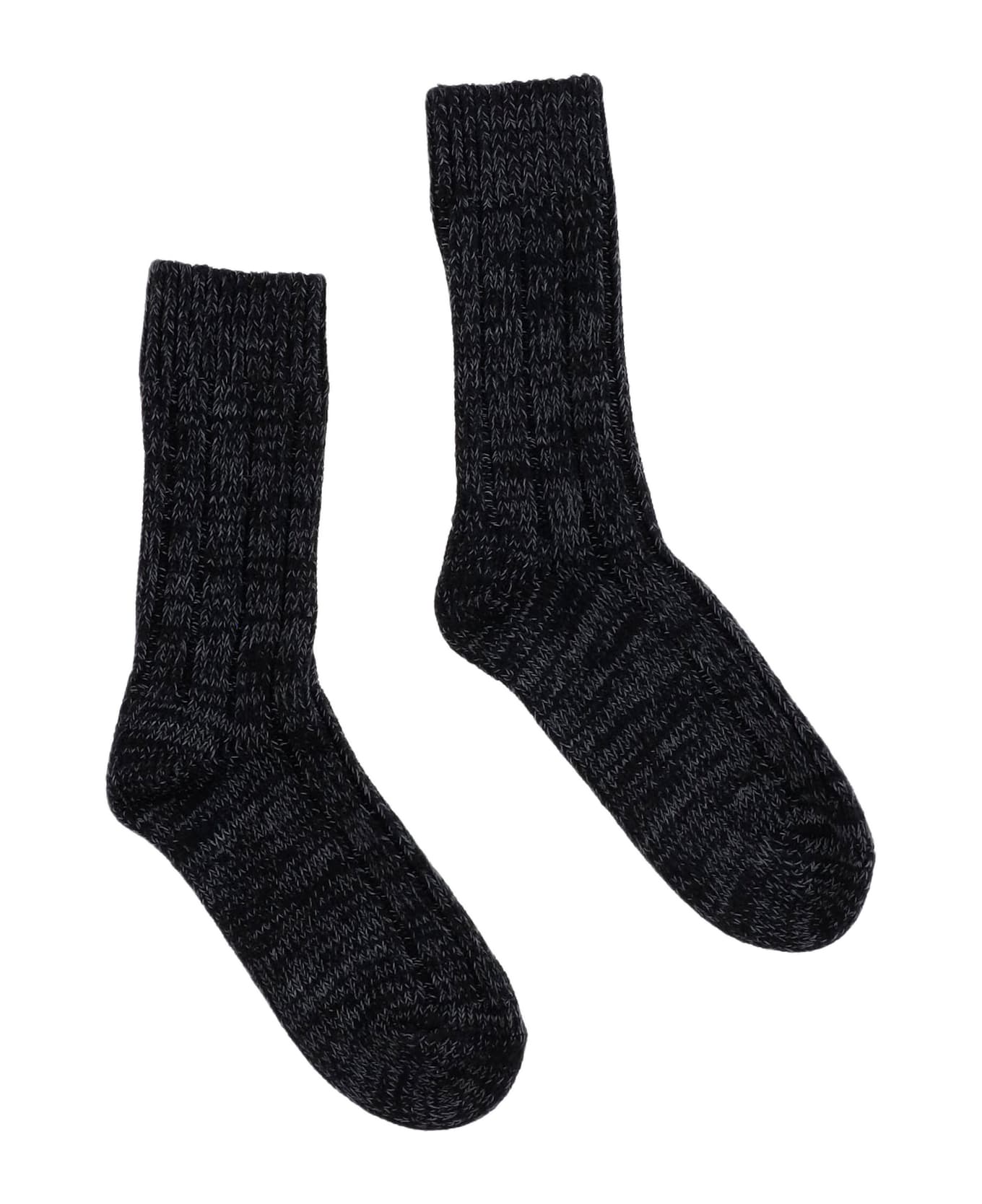Birkenstock Stretch Cotton Blend Socks - Black