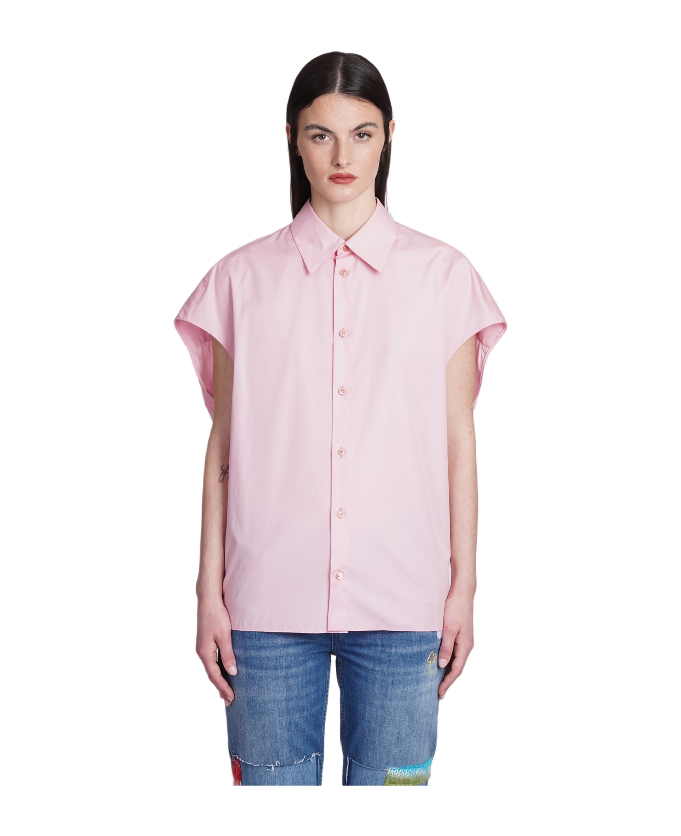 Marni Shirt In Rose-pink Cotton - rose-pink シャツ