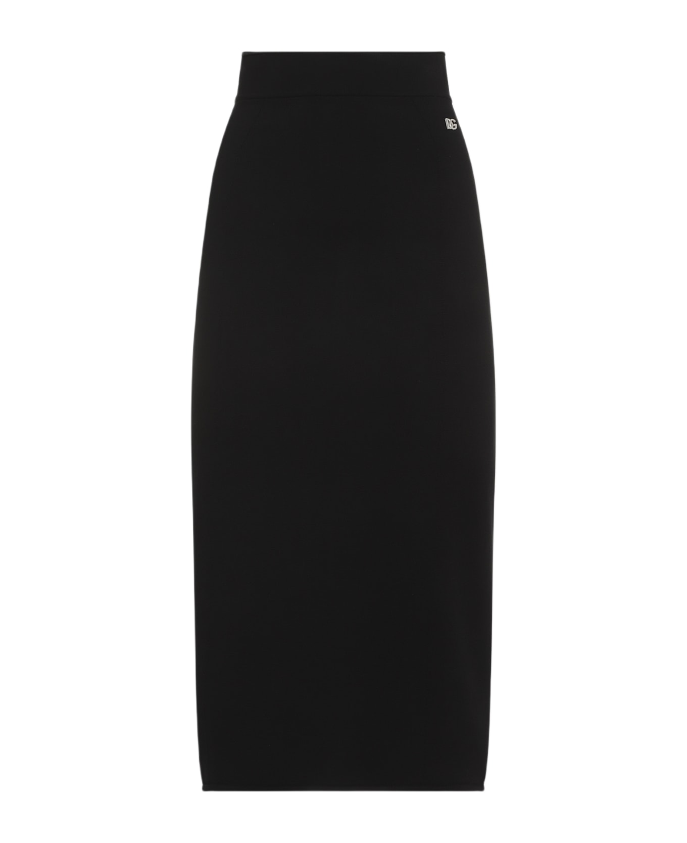 Dolce 
Gabbana Viscose Midi Skirt - Nero