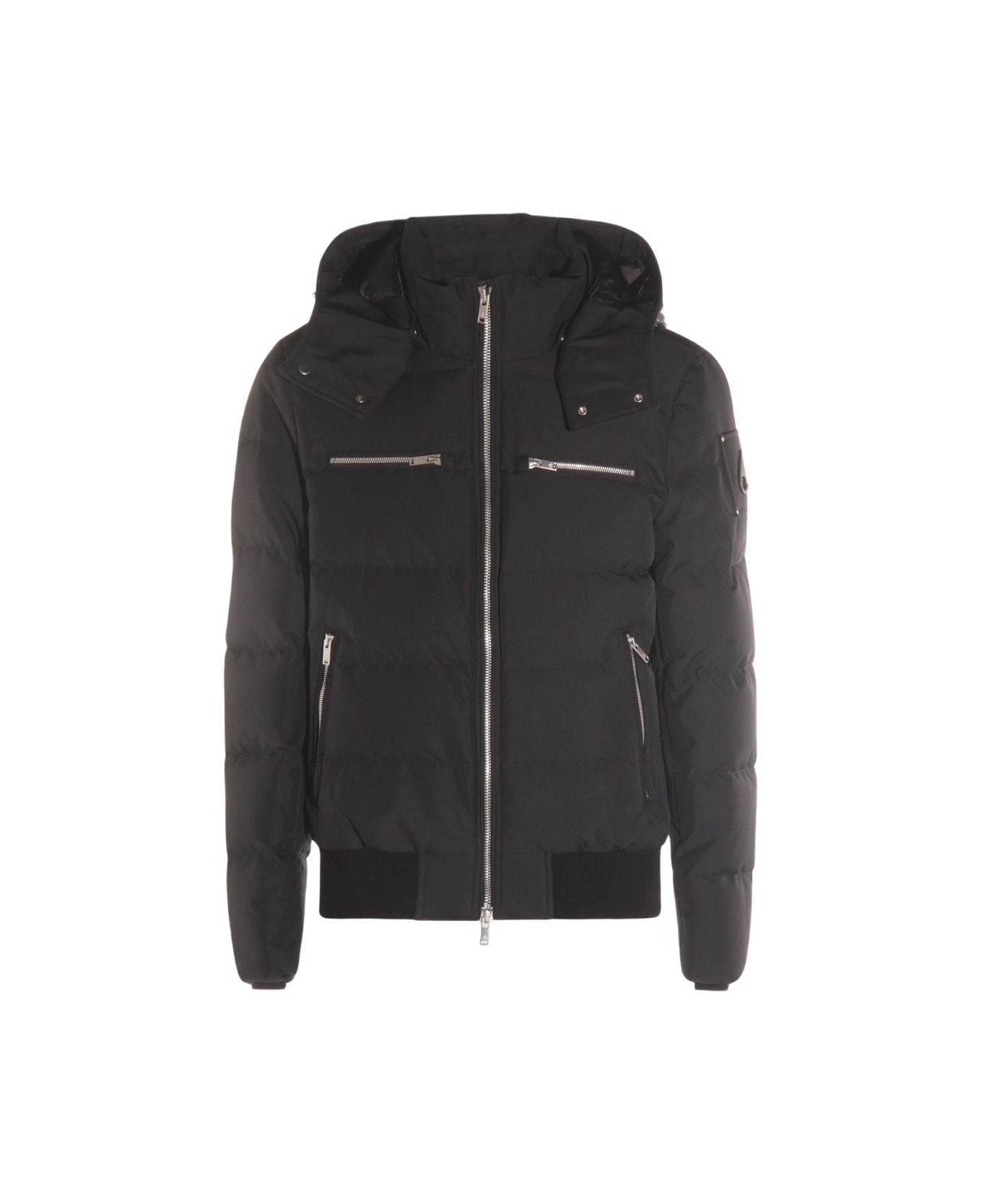 Moose Knuckles Black Down Jacket - Black