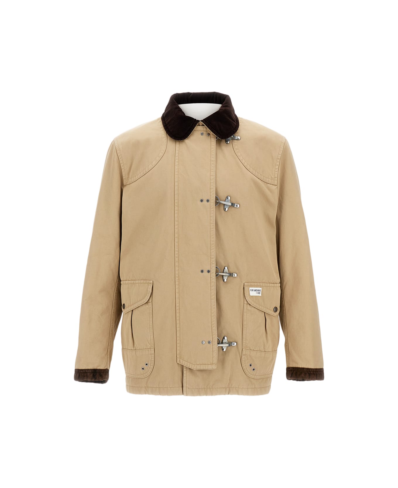 Fay Archive Jacket With 4 Hooks - SABBIA