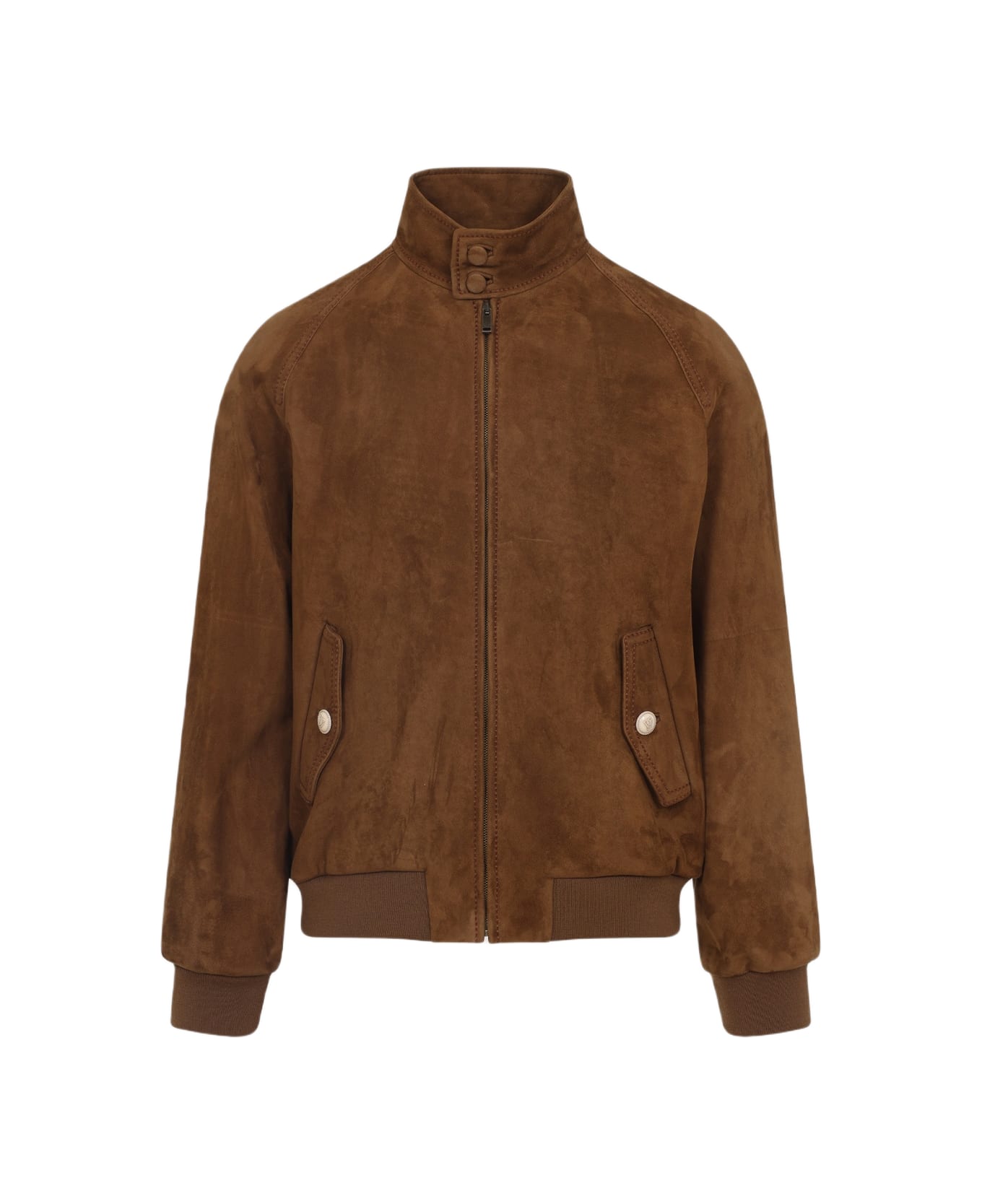 Valentino Suede Jacket - Tabacco