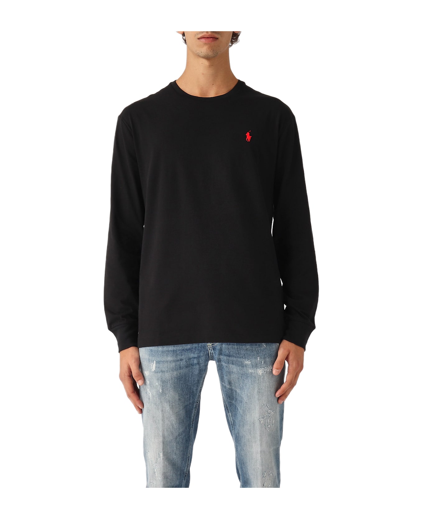 Polo Ralph Lauren T- Shirt Long Sleeve T-shirt - Polo Black