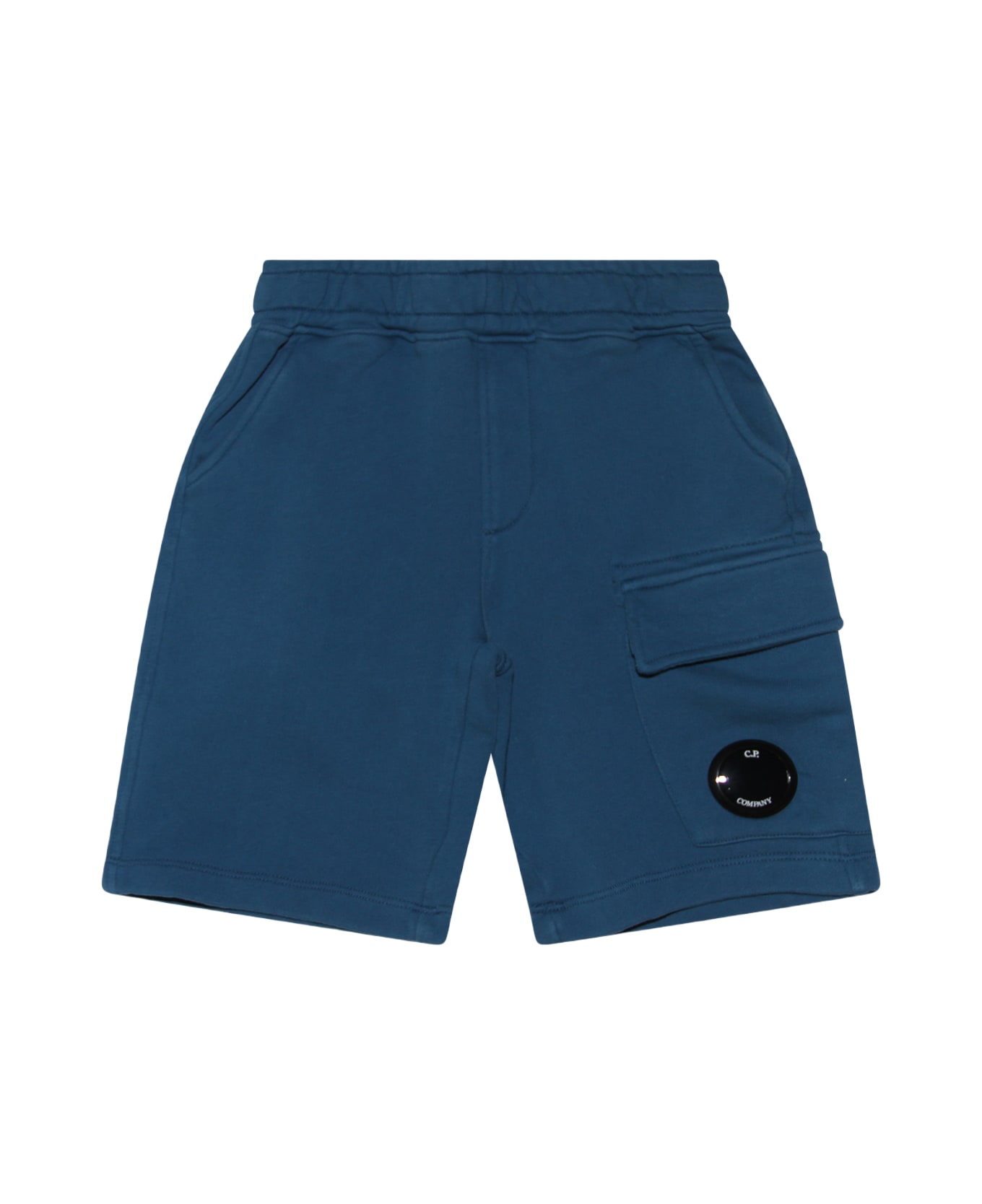 C.P. Company Ink Blue Cotton Bermuda Shorts - INK BLUE