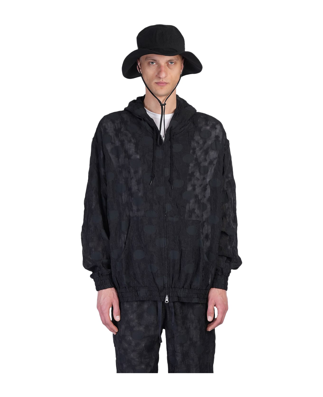 Needles Casual Jacket In Black Polyamide Polyester - black
