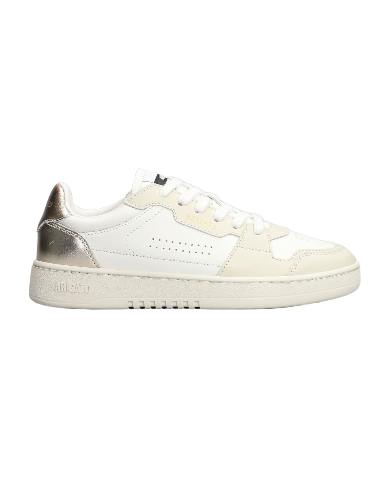 Axel Arigato Dice Lo Sneaker Sneakers In White Suede And Leather - white