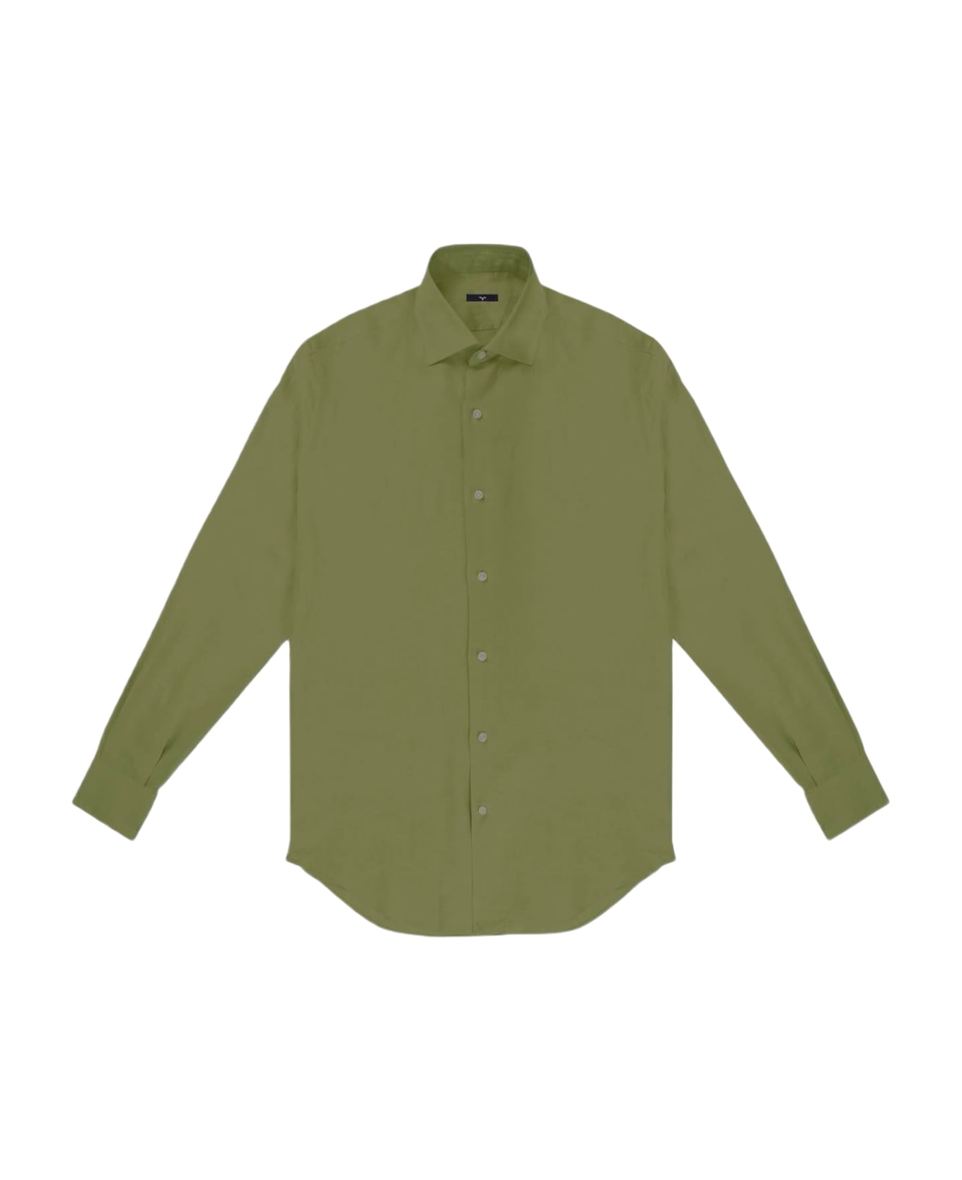 Larusmiani Handmade Shirt Mayfair Shirt - Olive