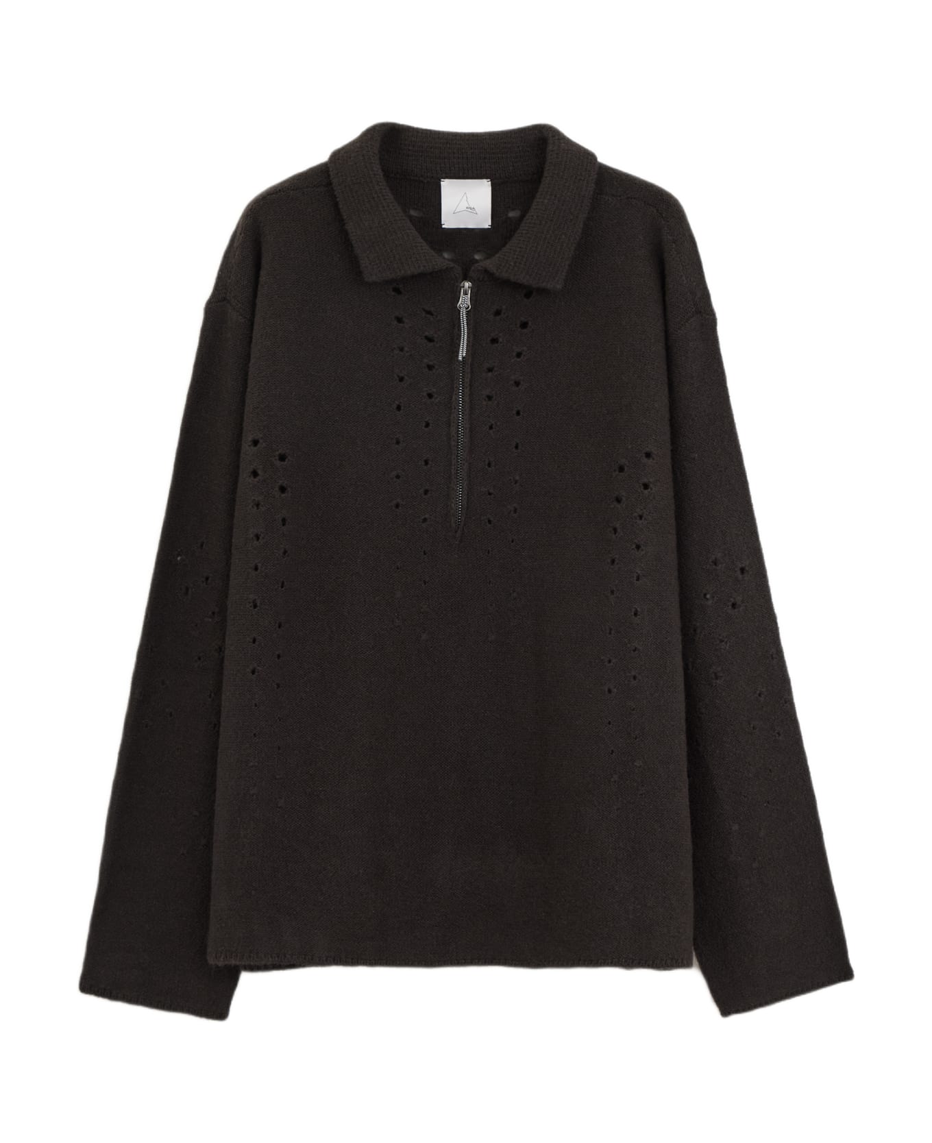 ROA Mohair Polo Polo - brown