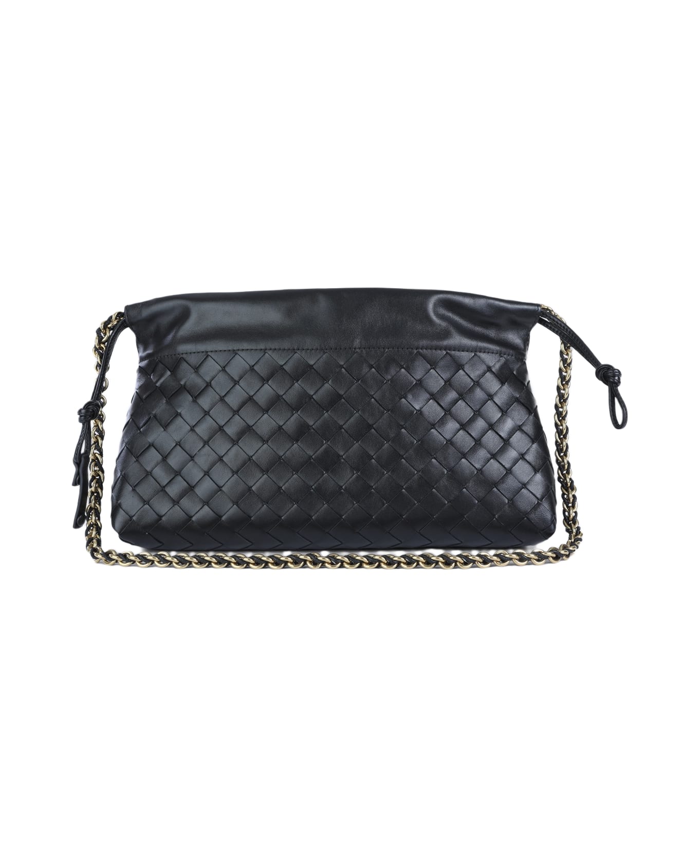 Bottega Veneta Black Leather Pouch - Black