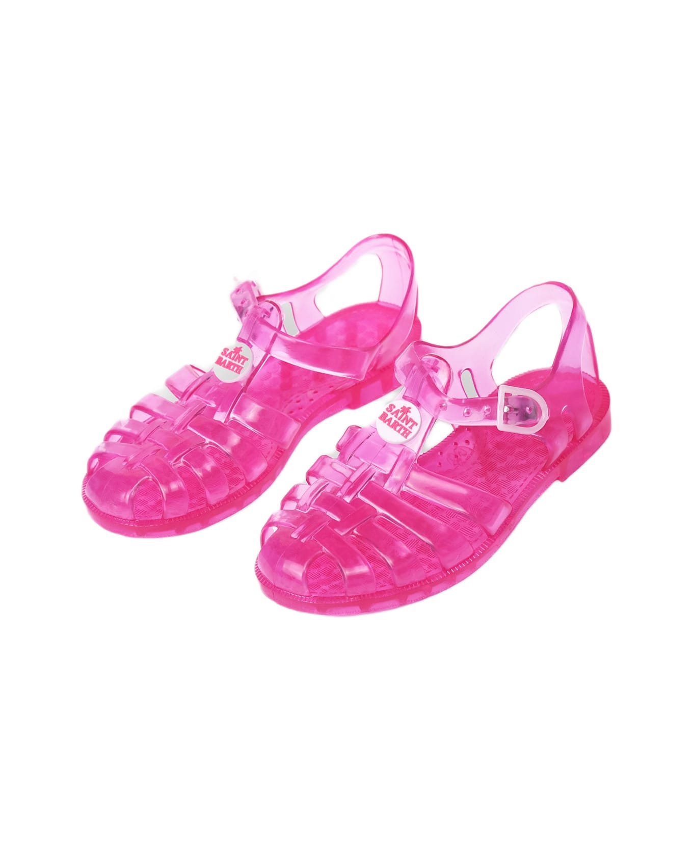 MC2 Saint Barth Fluo Pink Jelly Sandals - PINK
