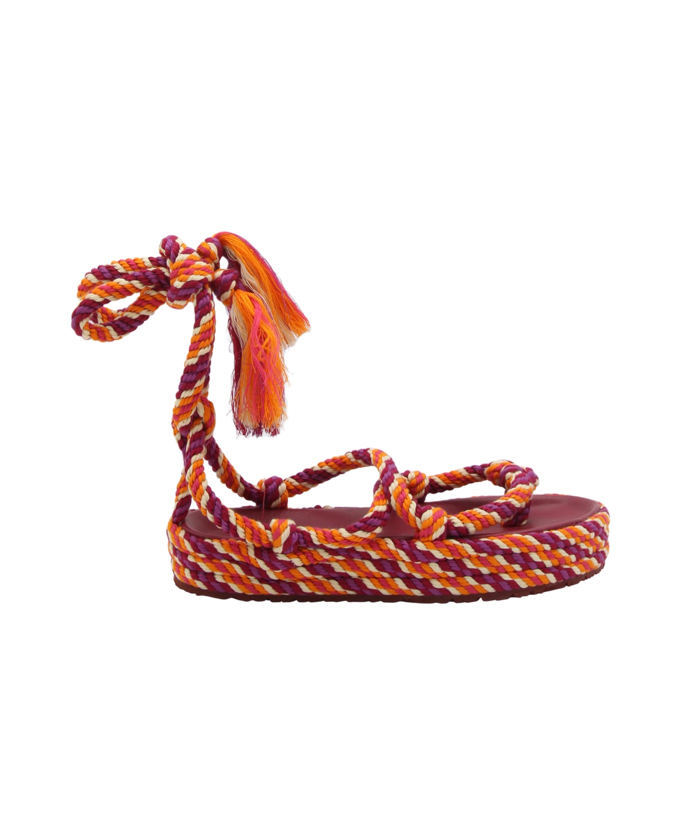 Isabel Marant Orange Rope Erol Sandals - Orange