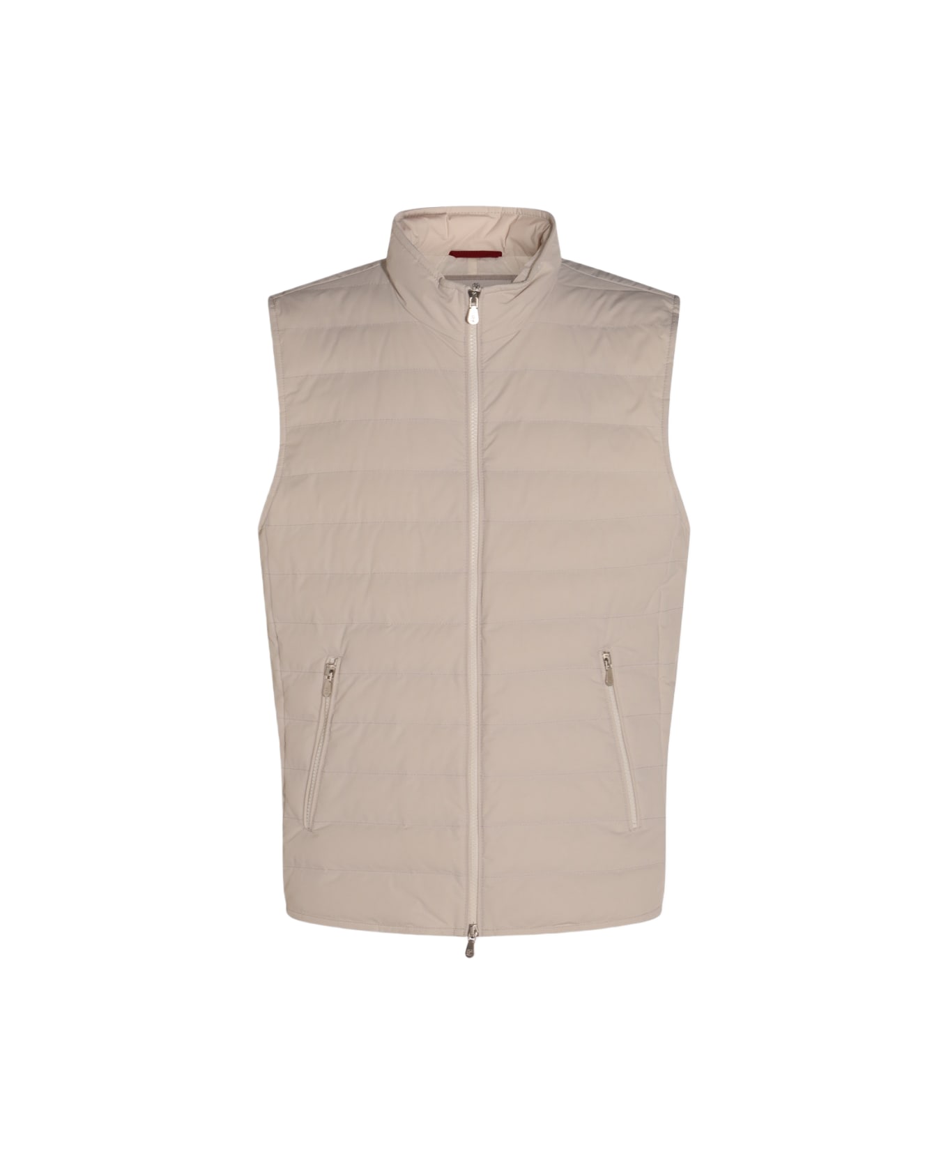 Brunello Cucinelli Beige Down Jacket - Grey