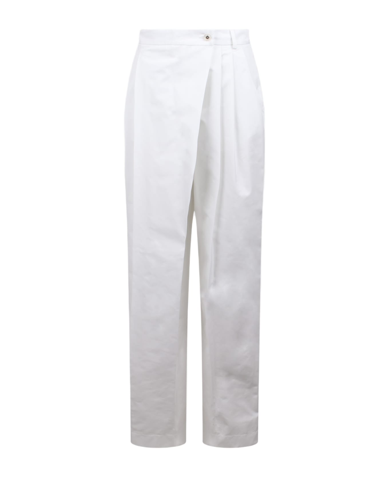 Dolce & Gabbana High-waist Flared Trousers - White