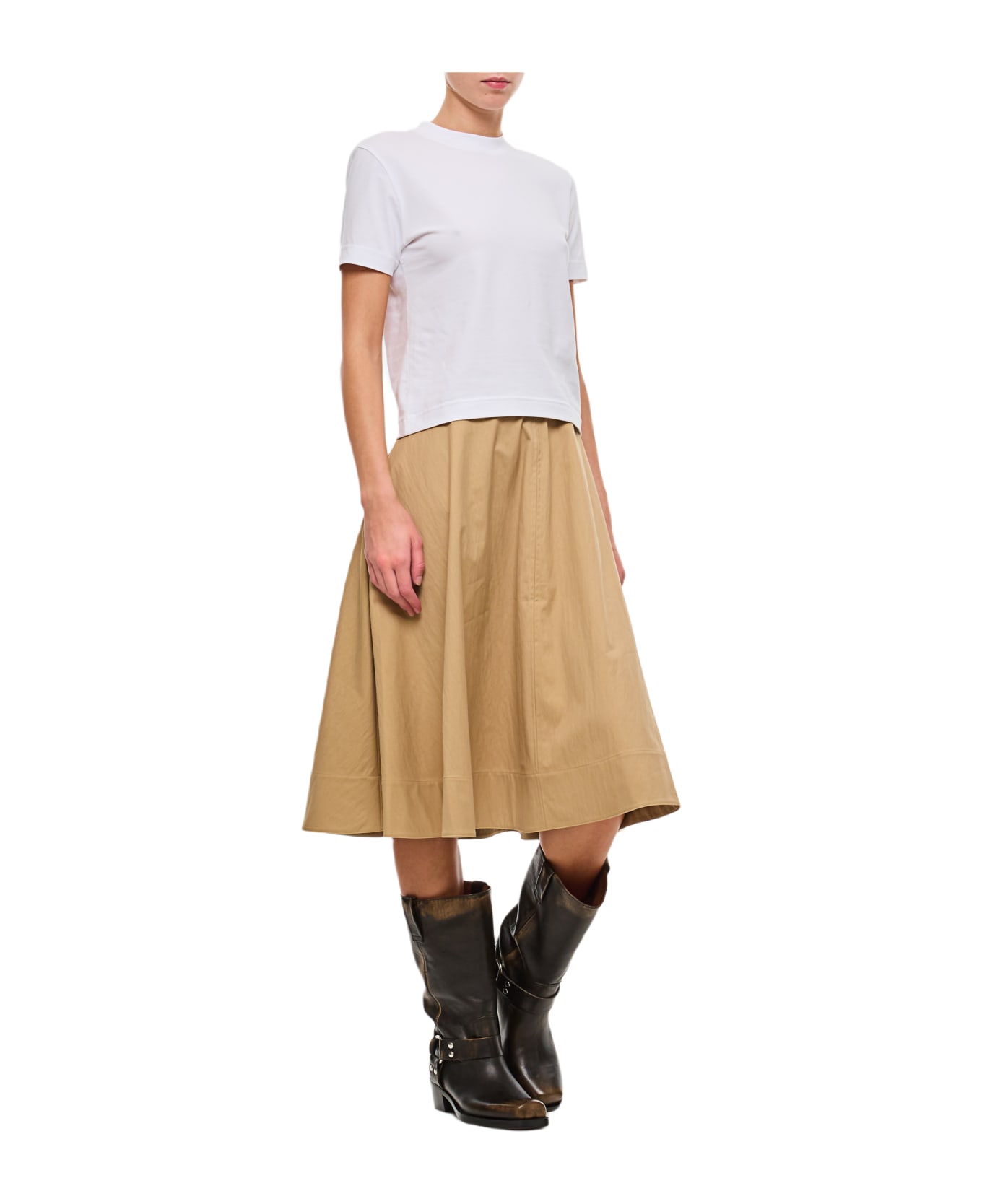 【送料&関税込】Khaite Renta Midi Skirt Renta denim midi skirt in blue - Khaite | Mytheresa