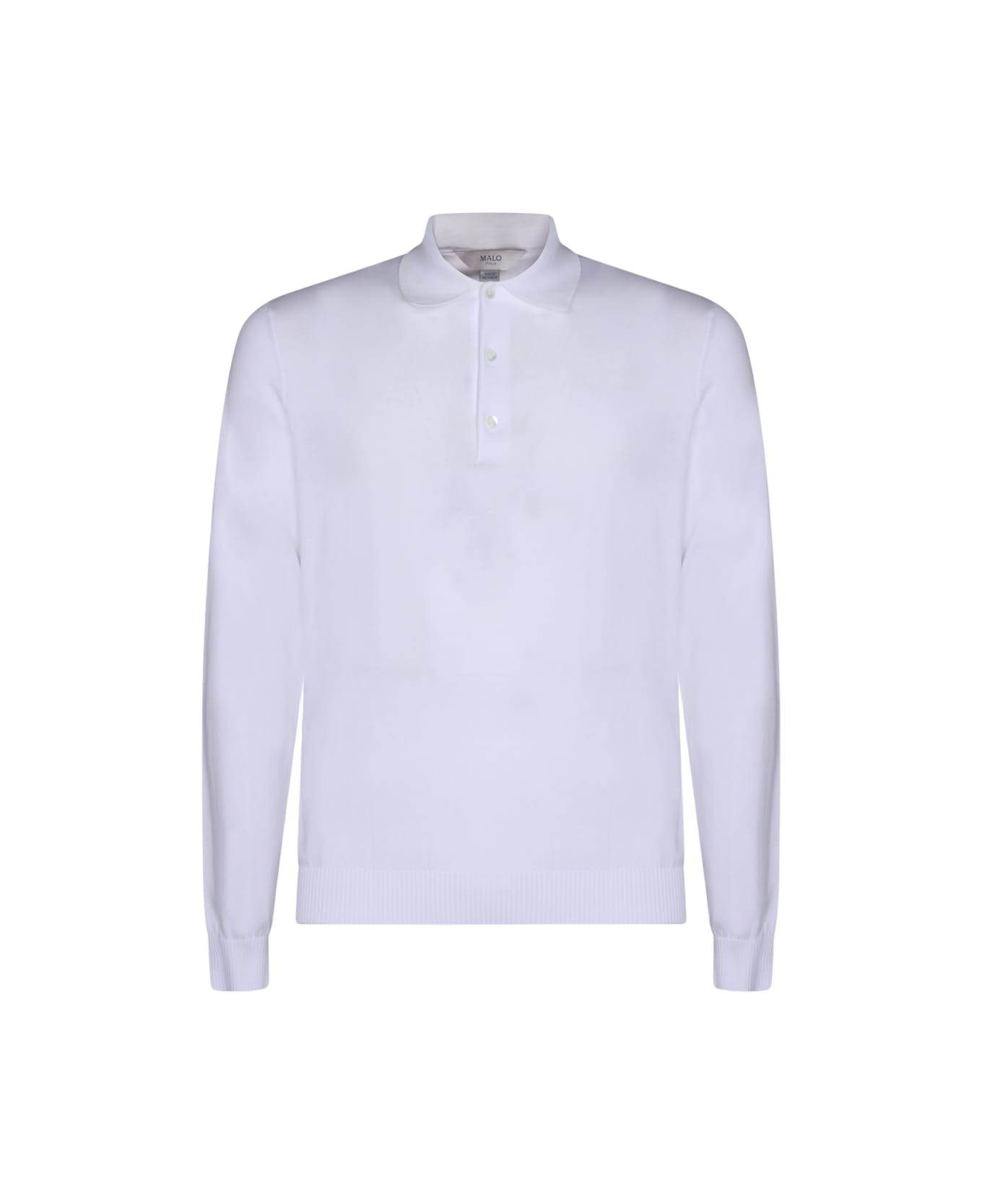 Malo White Polo Shirt - White