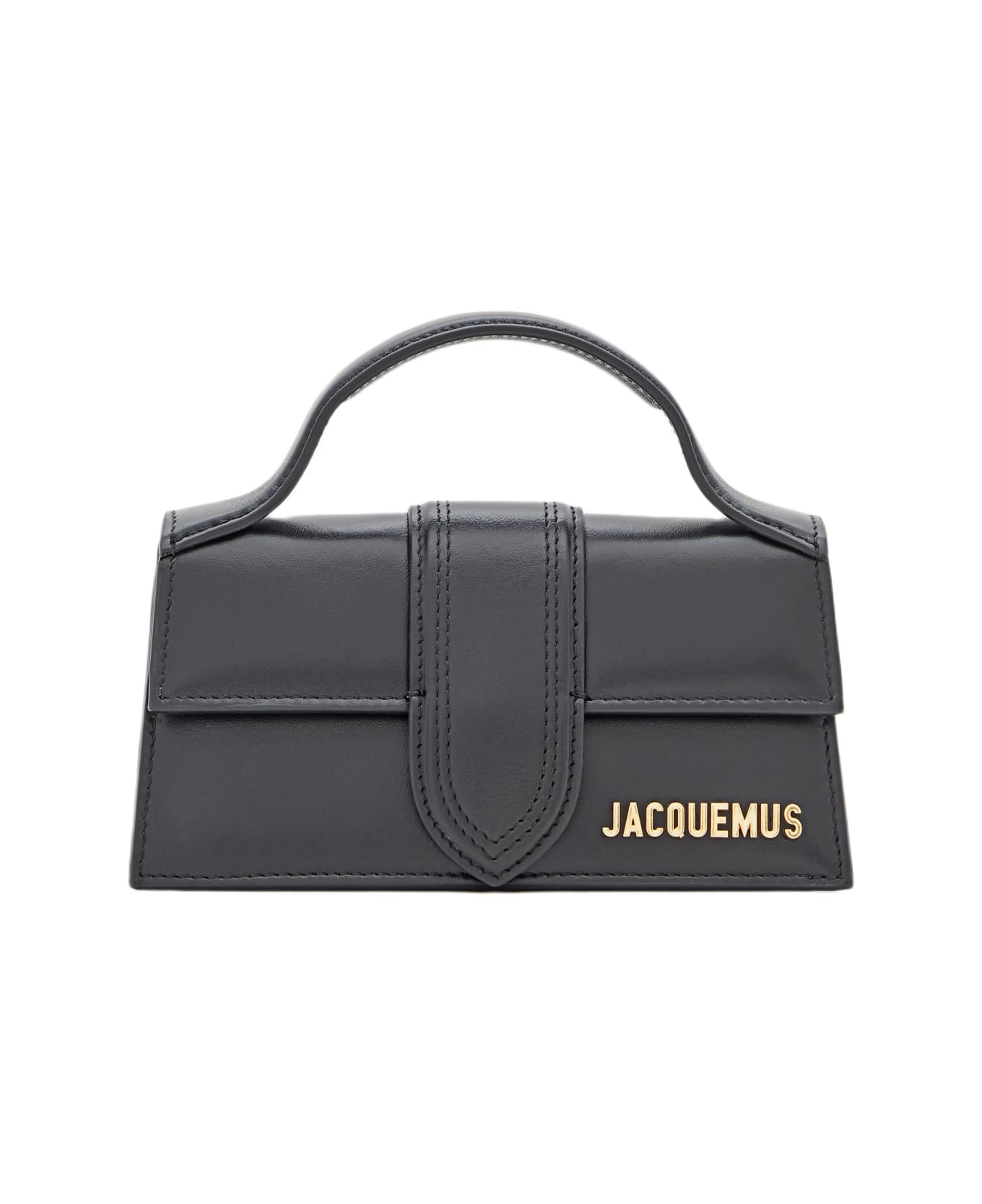 Jacquemus Le Bambino Leather Top Handle Bag - Black