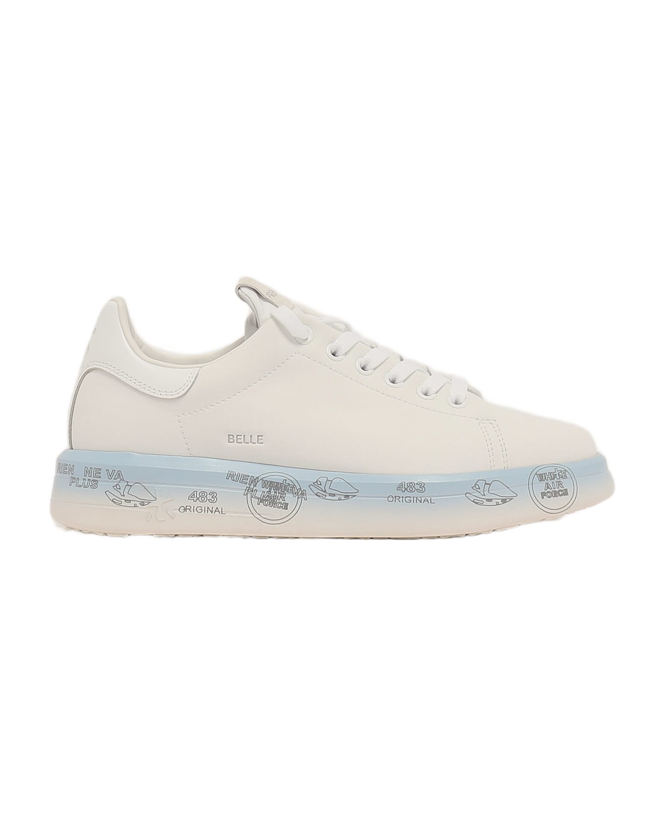 Premiata Belle Sneaker - BIANCO CELESTE