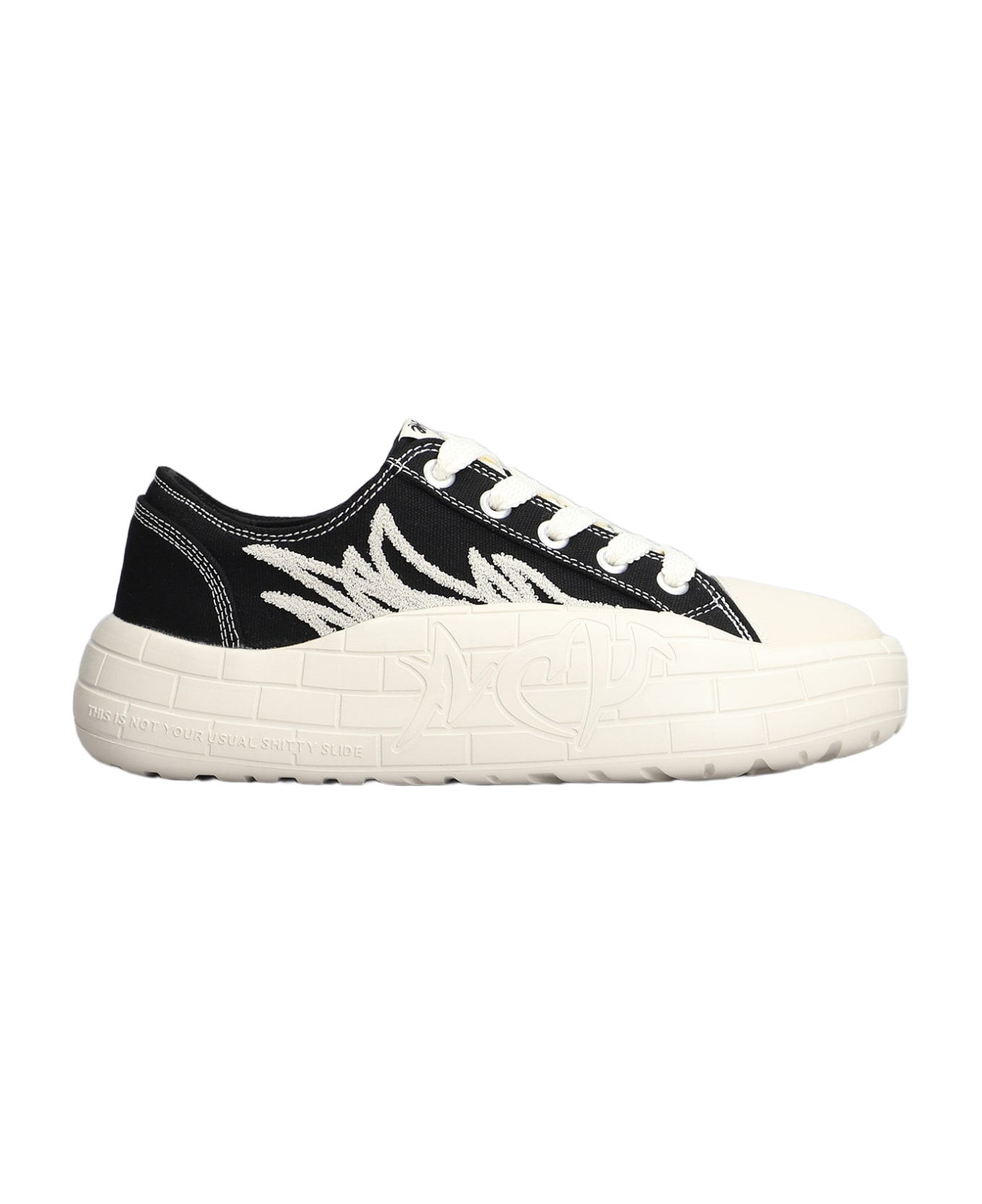 Acupuncture Nyu Vulc G2 Sneakers In Black Canvas - black スニーカー