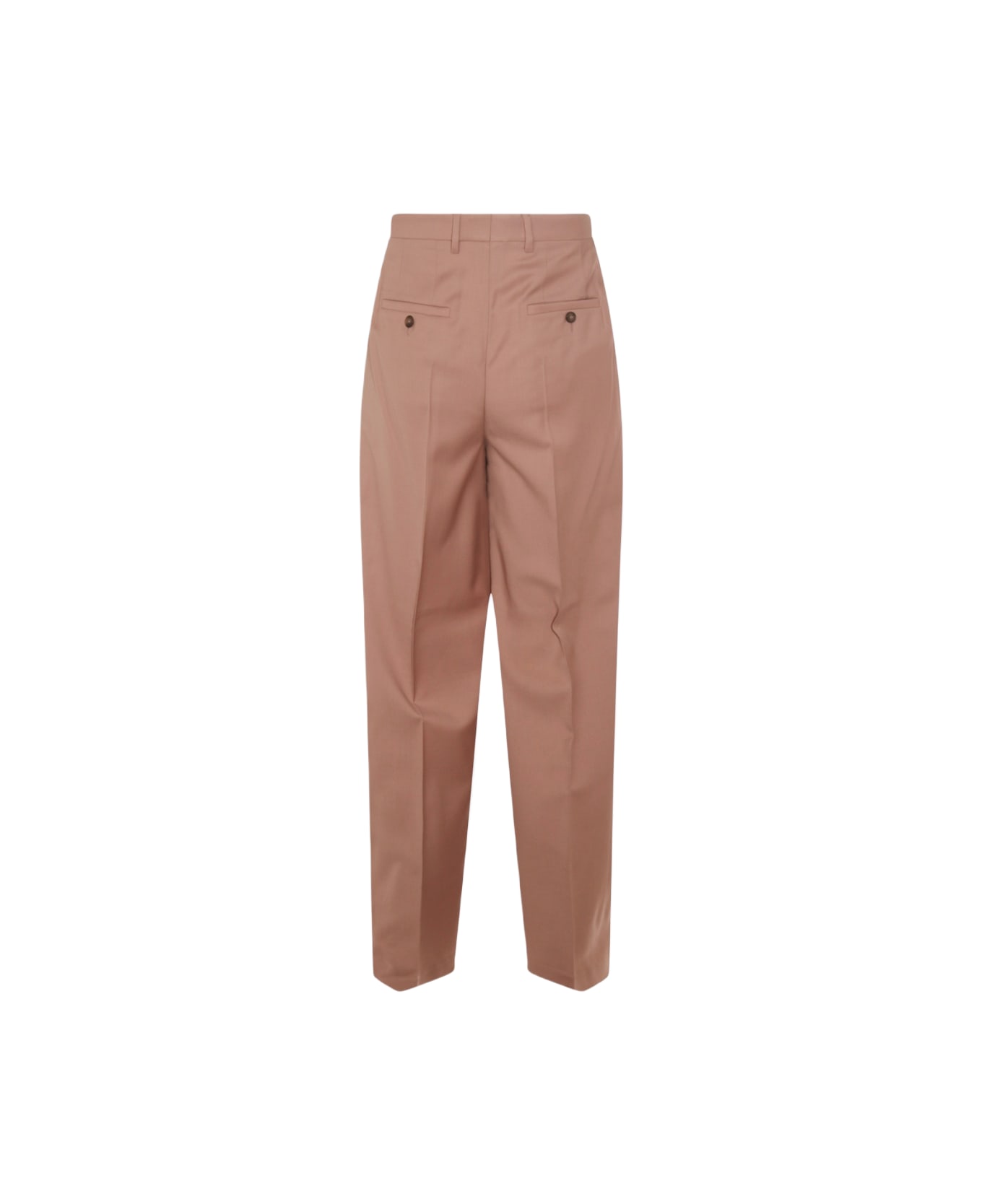 Incotex Light Pink Wool Pants