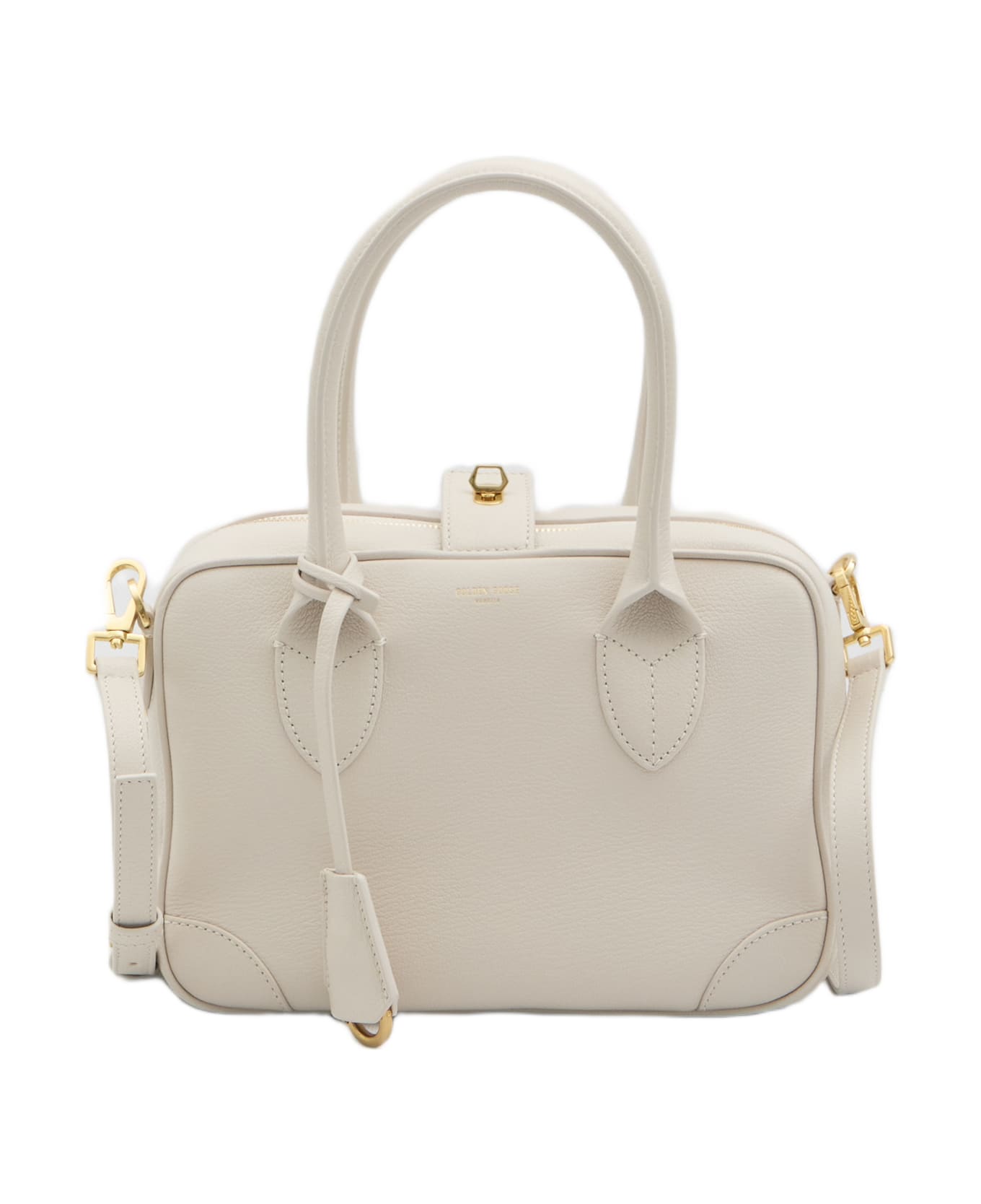 Golden Goose Vita Handbag - BEIGE